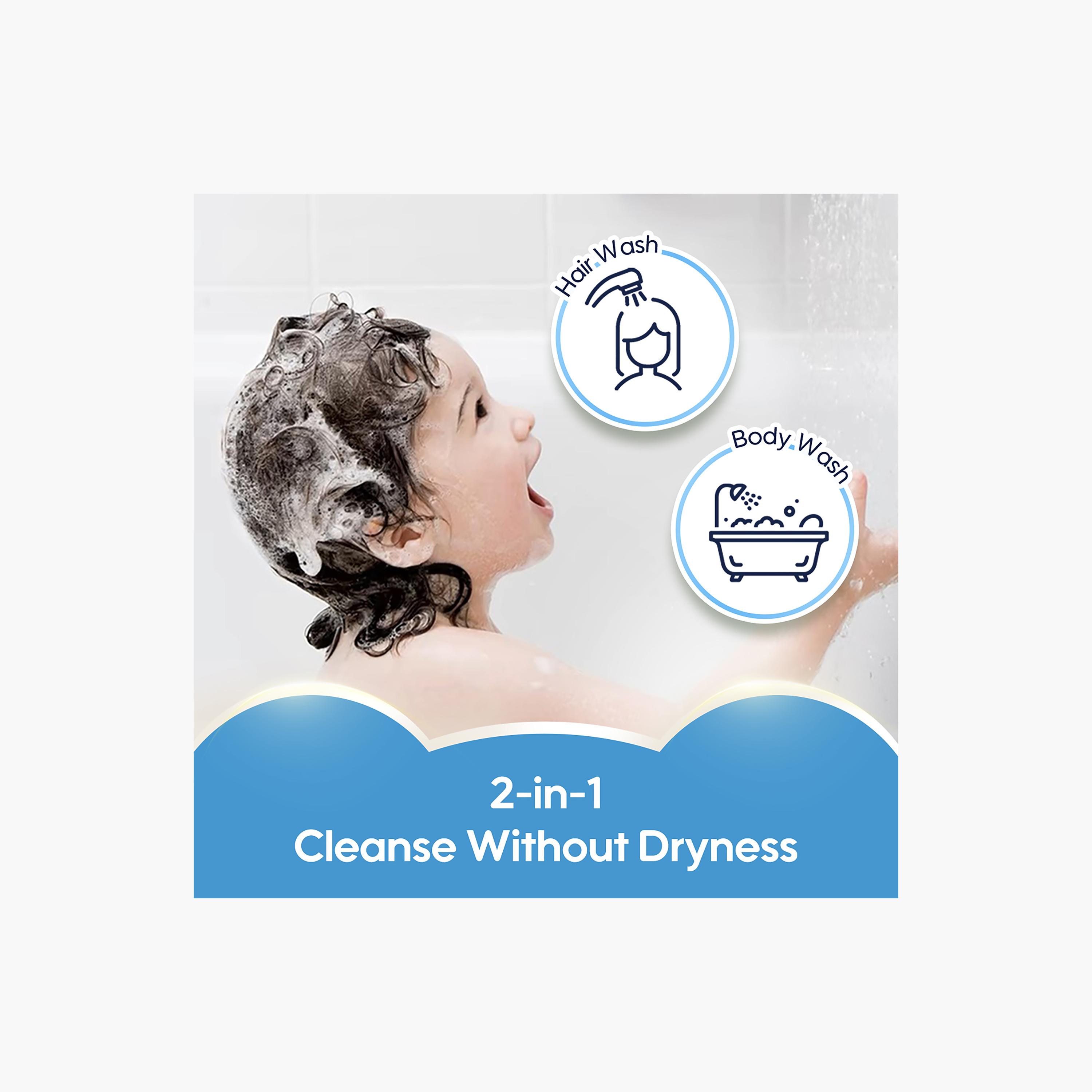 غسول وشامبو 2 في 1 للأطفال بزيت الكاميليا الطبيعي من أيويبي - 350 مل-baby-bathandcare-hairbodyskincare-image-2