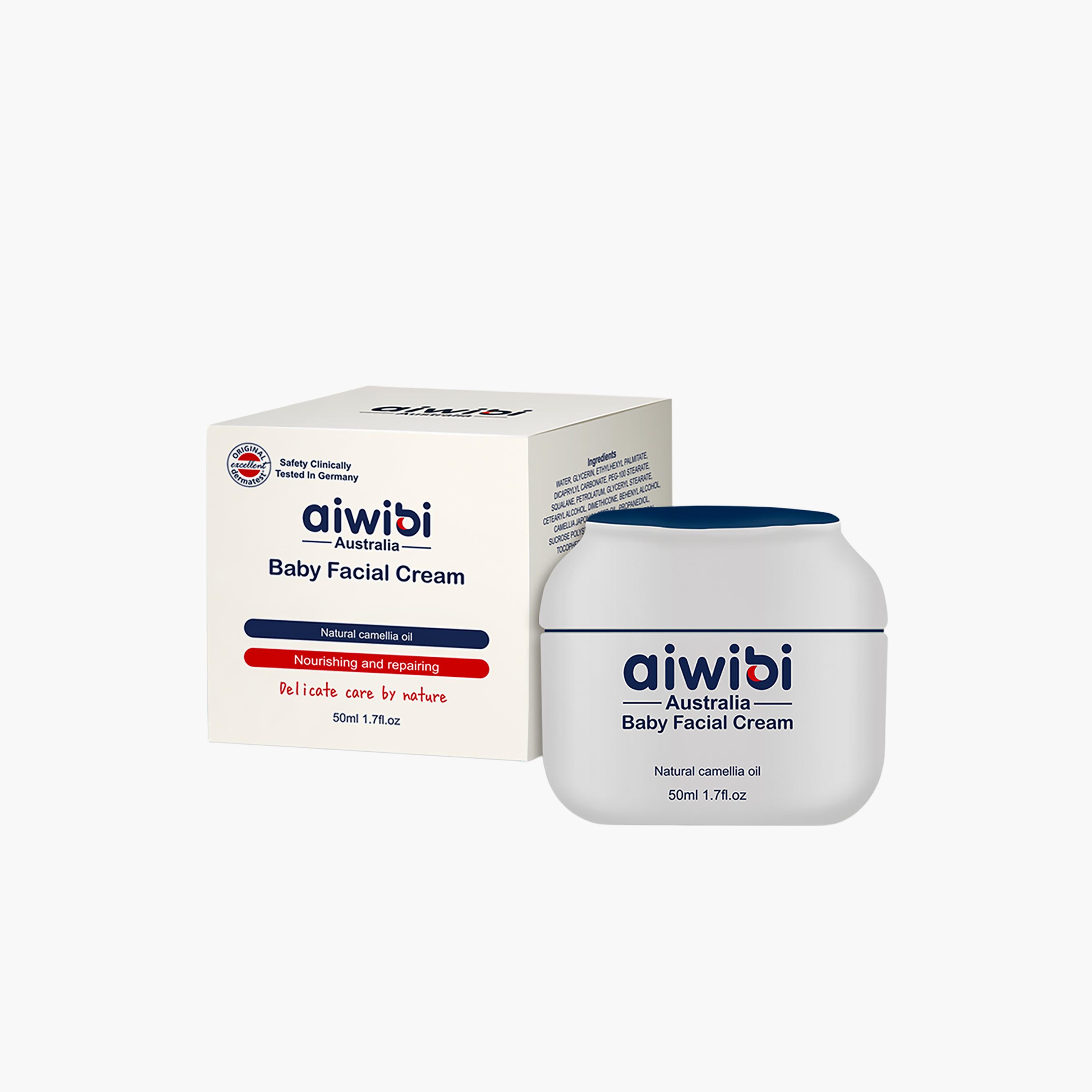 كريم الوجه للأطفال بزيت الكاميليا الطبيعي من أيويبي - 50 مل-baby-bathandcare-hairbodyskincare-lotionsandcreams-image-1
