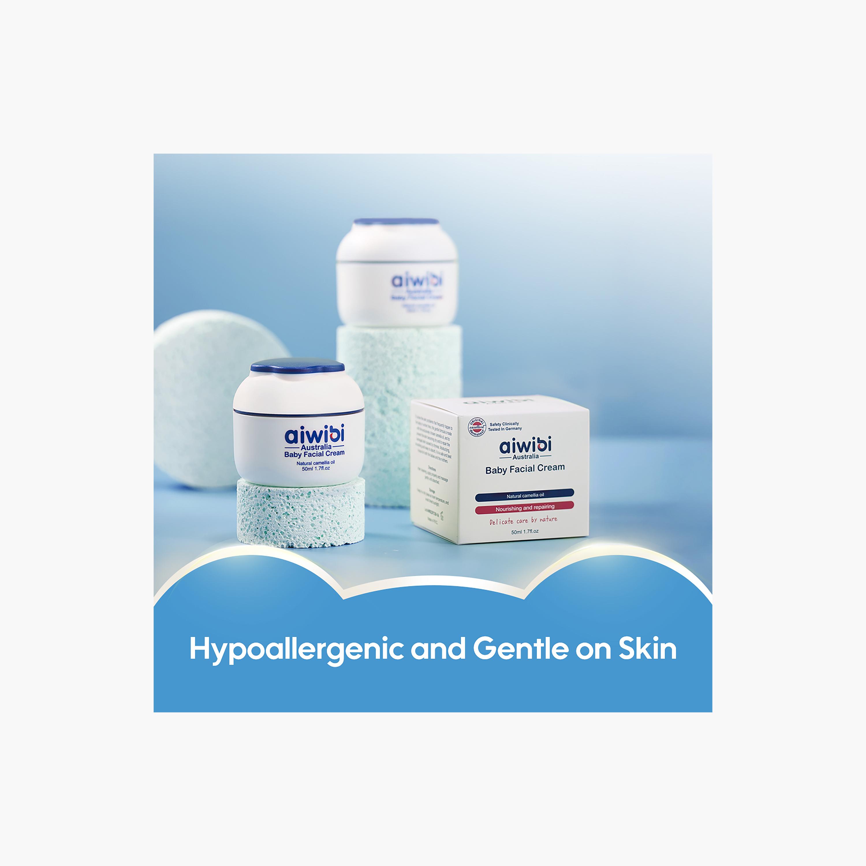 كريم الوجه للأطفال بزيت الكاميليا الطبيعي من أيويبي - 50 مل-baby-bathandcare-hairbodyskincare-lotionsandcreams-image-2