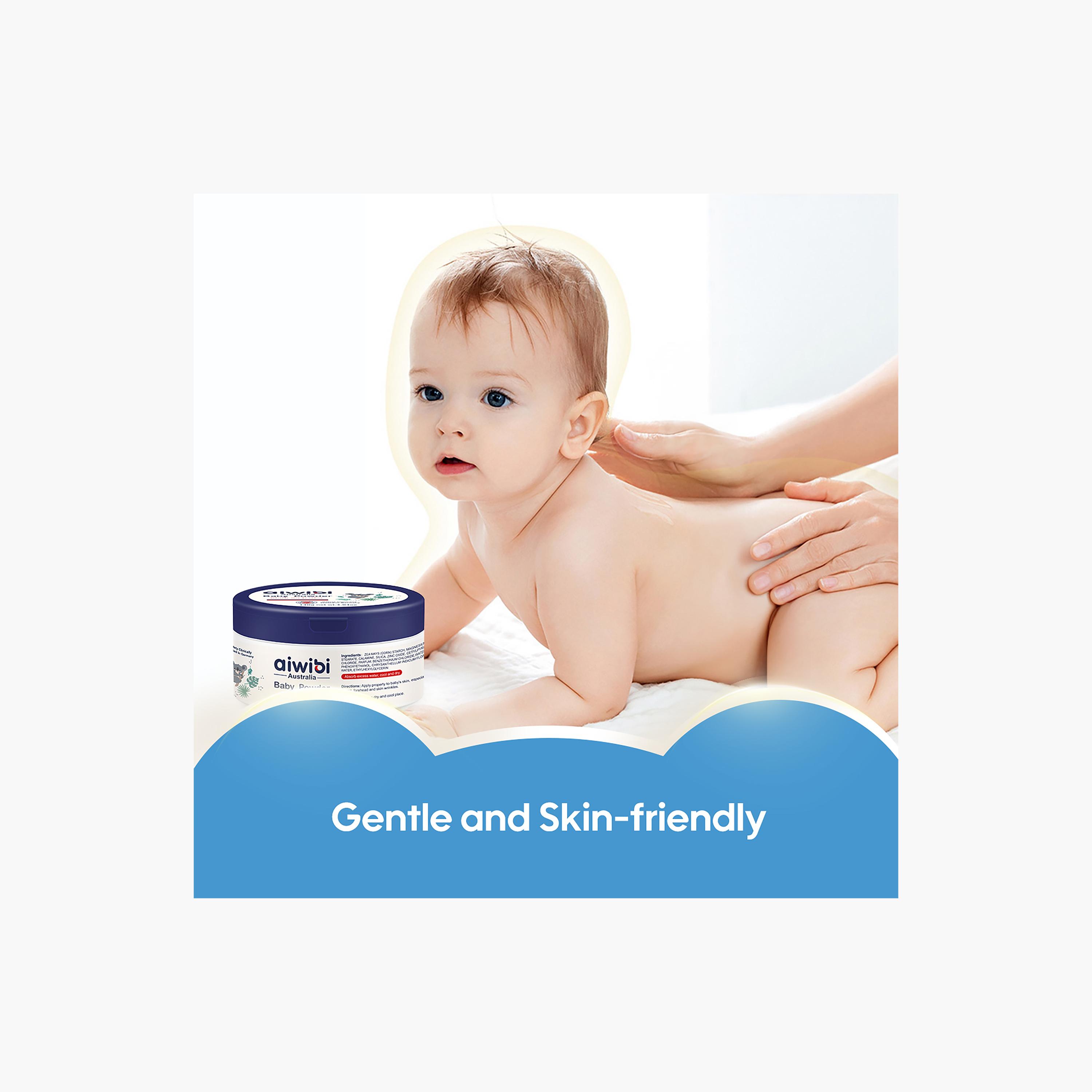 Aiwibi Herbal Extracts Pure Natural Baby Powder - 140gm-baby-bathandcare-hairbodyskincare-image-3
