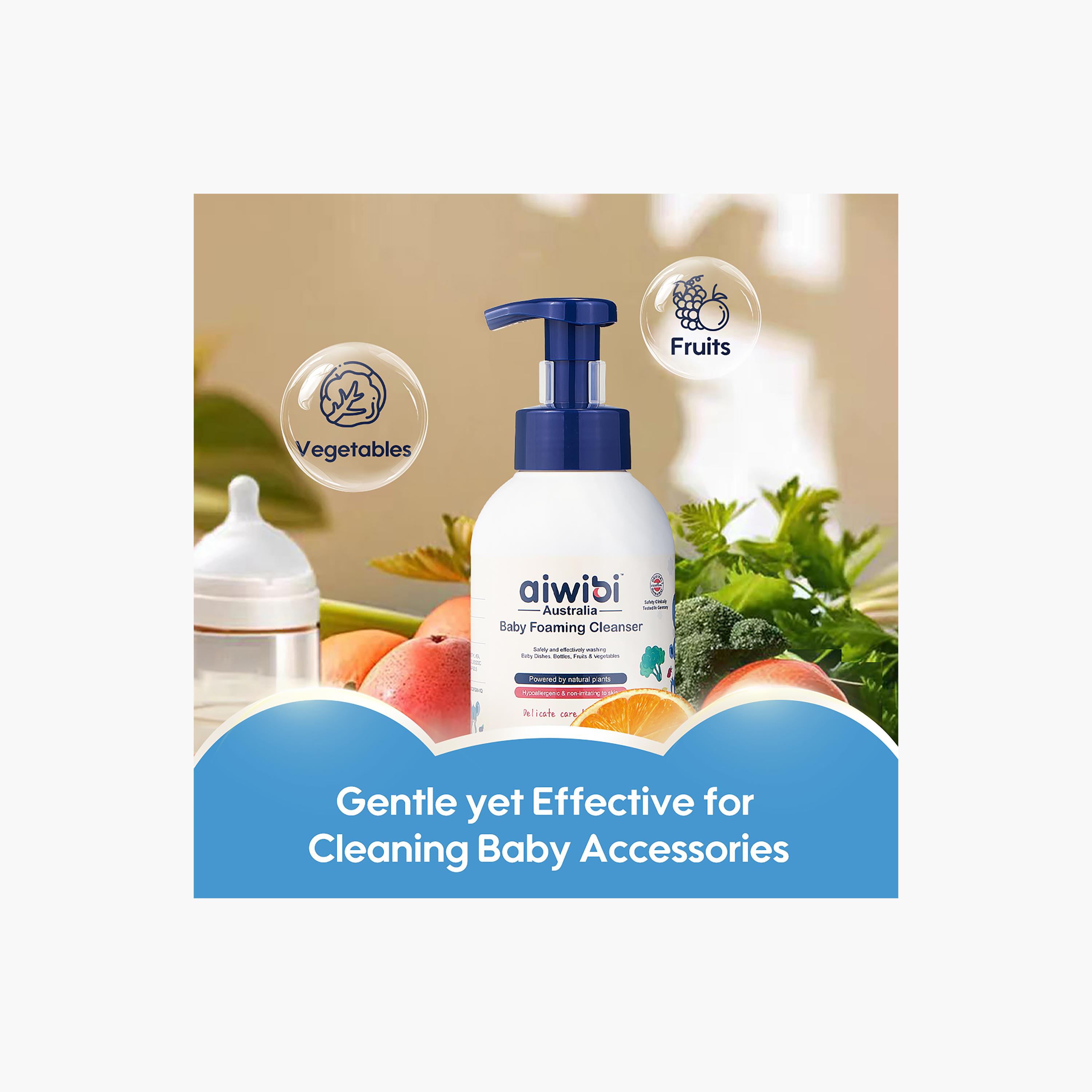 Aiwibi Baby Foaming Cleanser - 480 ml-baby-bathandcare-hairbodyskincare-image-2