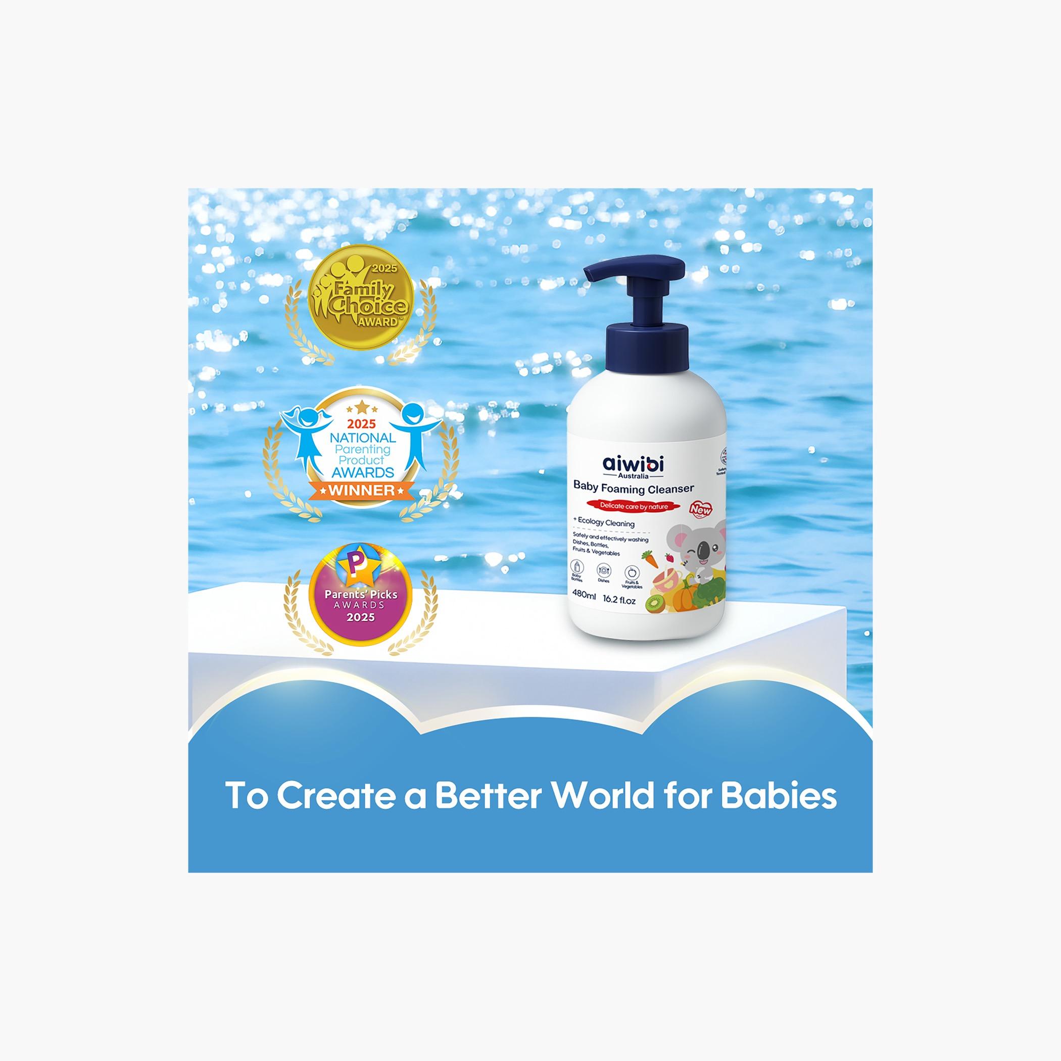 Aiwibi Baby Foaming Cleanser - 480 ml-baby-bathandcare-hairbodyskincare-image-8