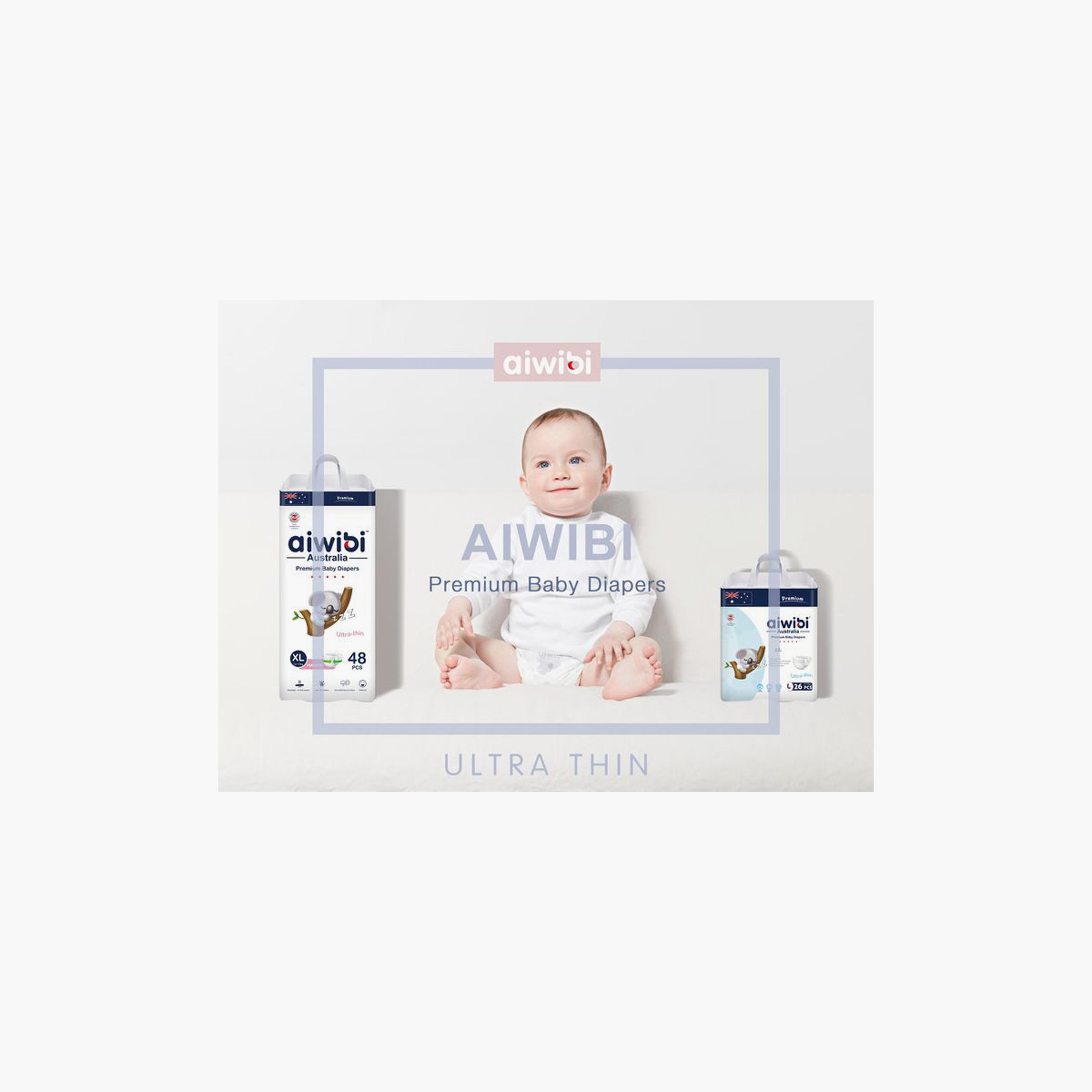 Aiwibi 62-Piece Premium Ultra-Thin Diapers - 6-11kg-baby-diapering-diapers-image-5