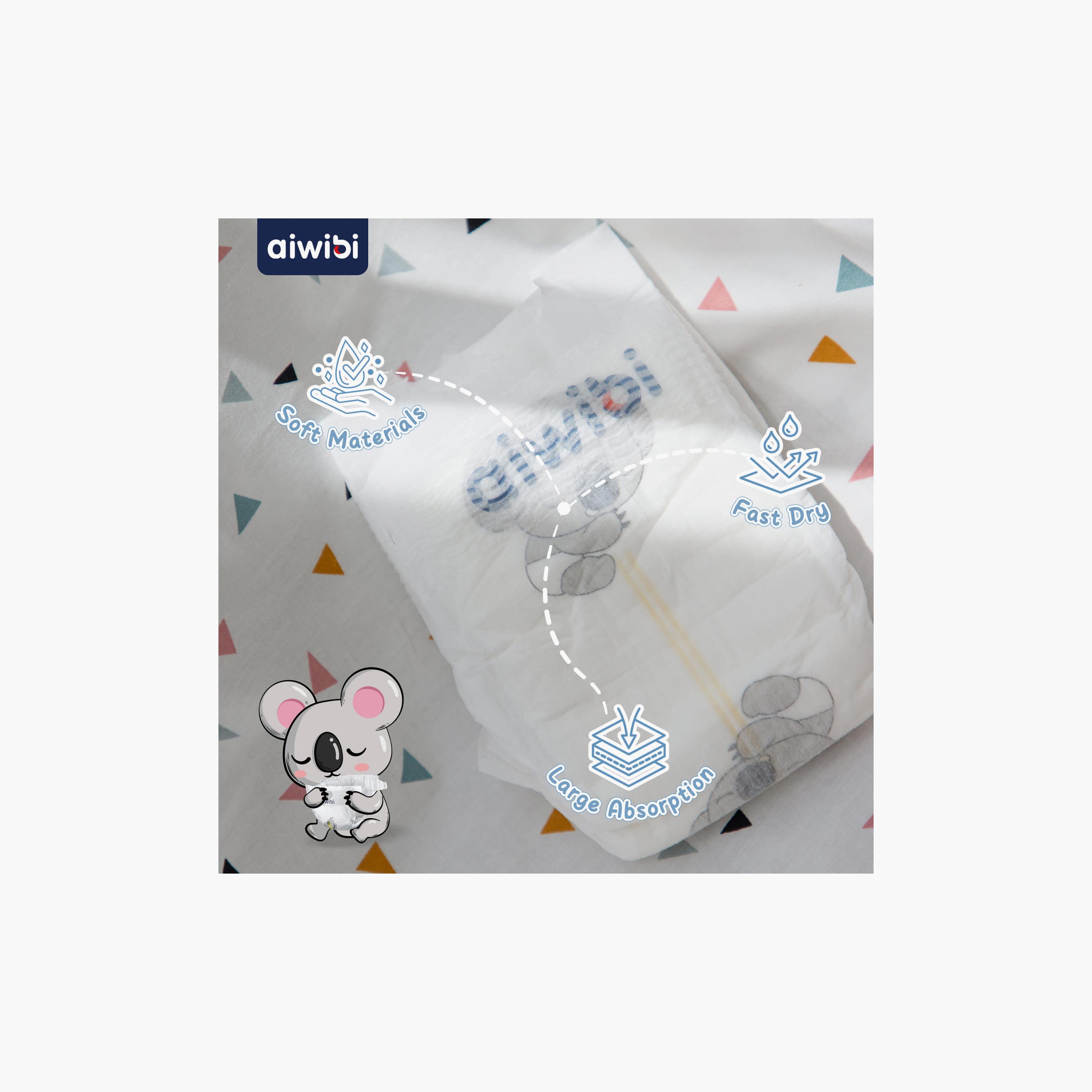 Aiwibi 54-Piece Premium Ultra-Thin Diapers - 9-14kg-baby-diapering-diapers-image-3