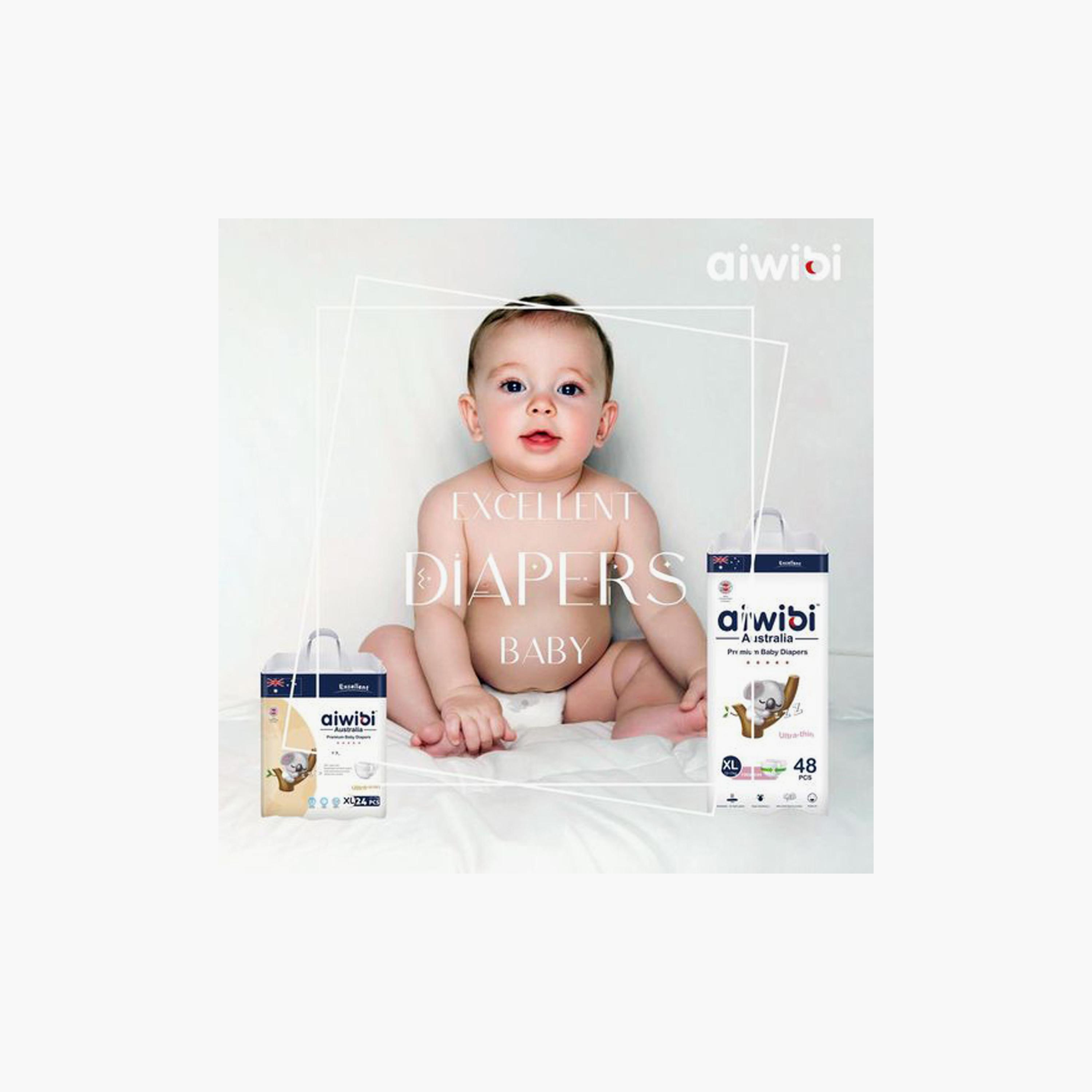 Aiwibi 54-Piece Premium Ultra-Thin Diapers - 9-14kg-baby-diapering-diapers-image-4