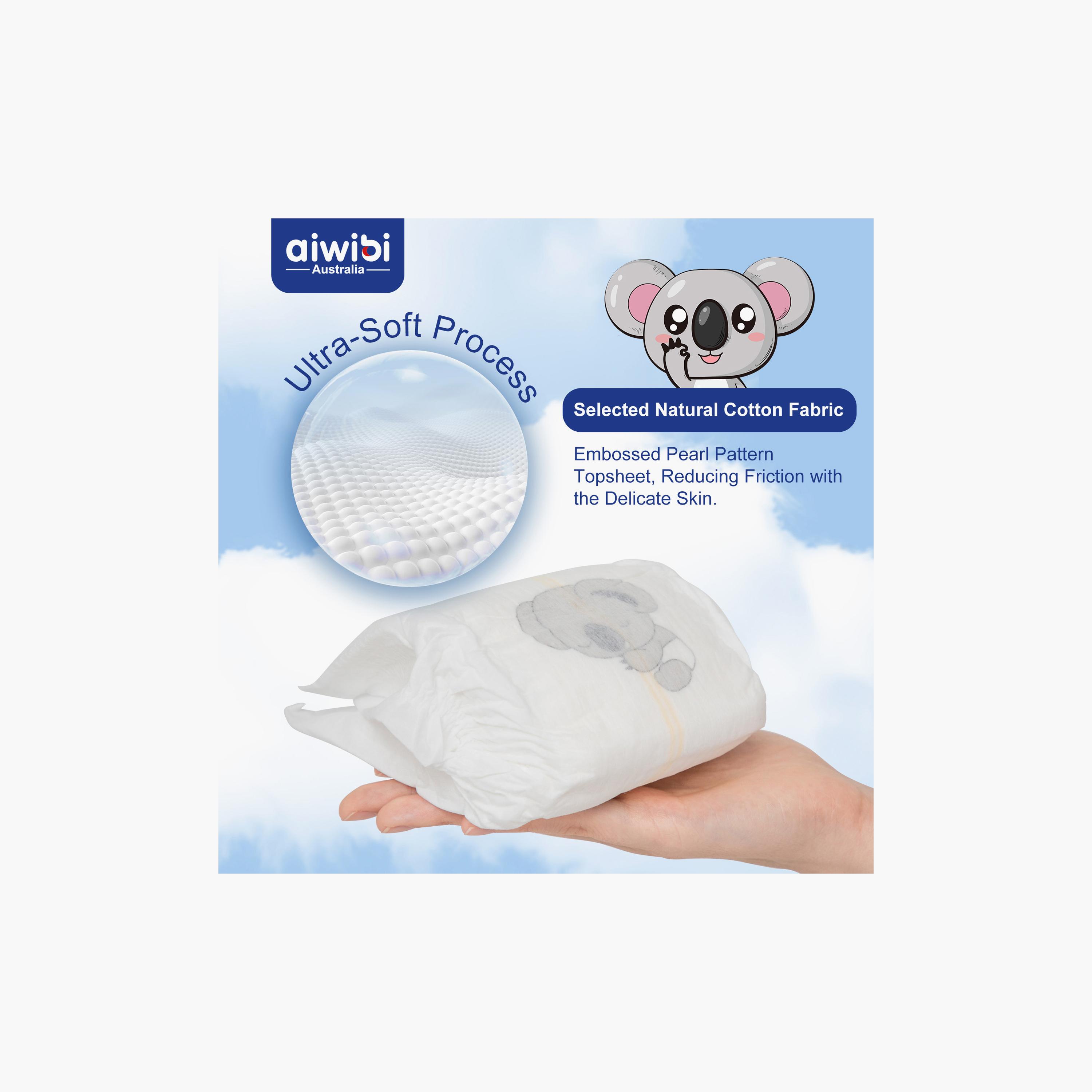 Aiwibi 54-Piece Ultimate Comfort Diapers - 6-11kg-baby-diapering-diapers-image-6