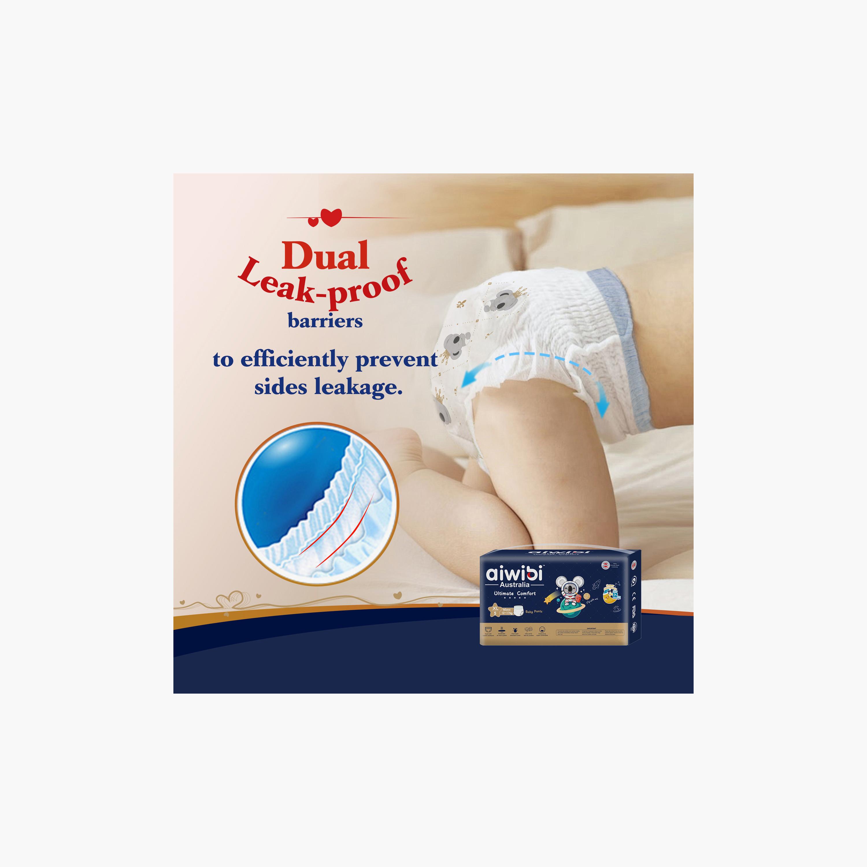 Aiwibi 48-Piece Ultimate Comfort Diapers - 6-11kg-baby-diapering-diapers-image-3