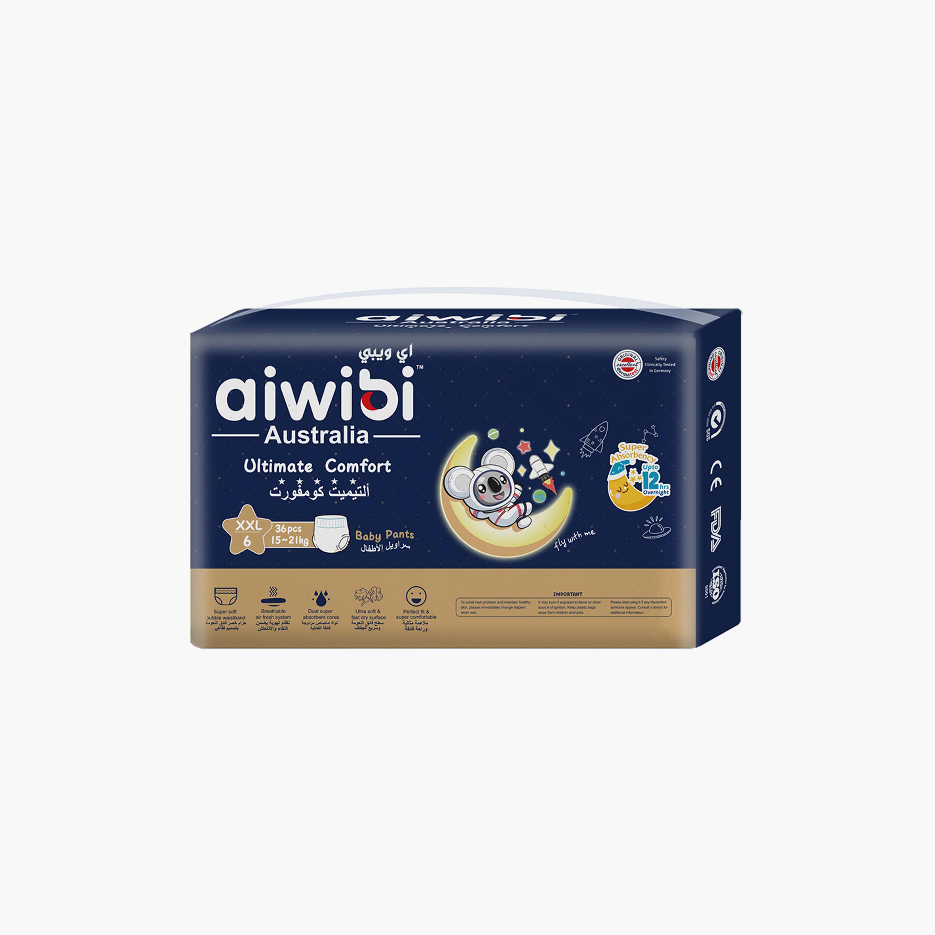 Aiwibi 36-Piece Ultimate Comfort Diapers - 15-21kg-baby-diapering-diapers-image-1