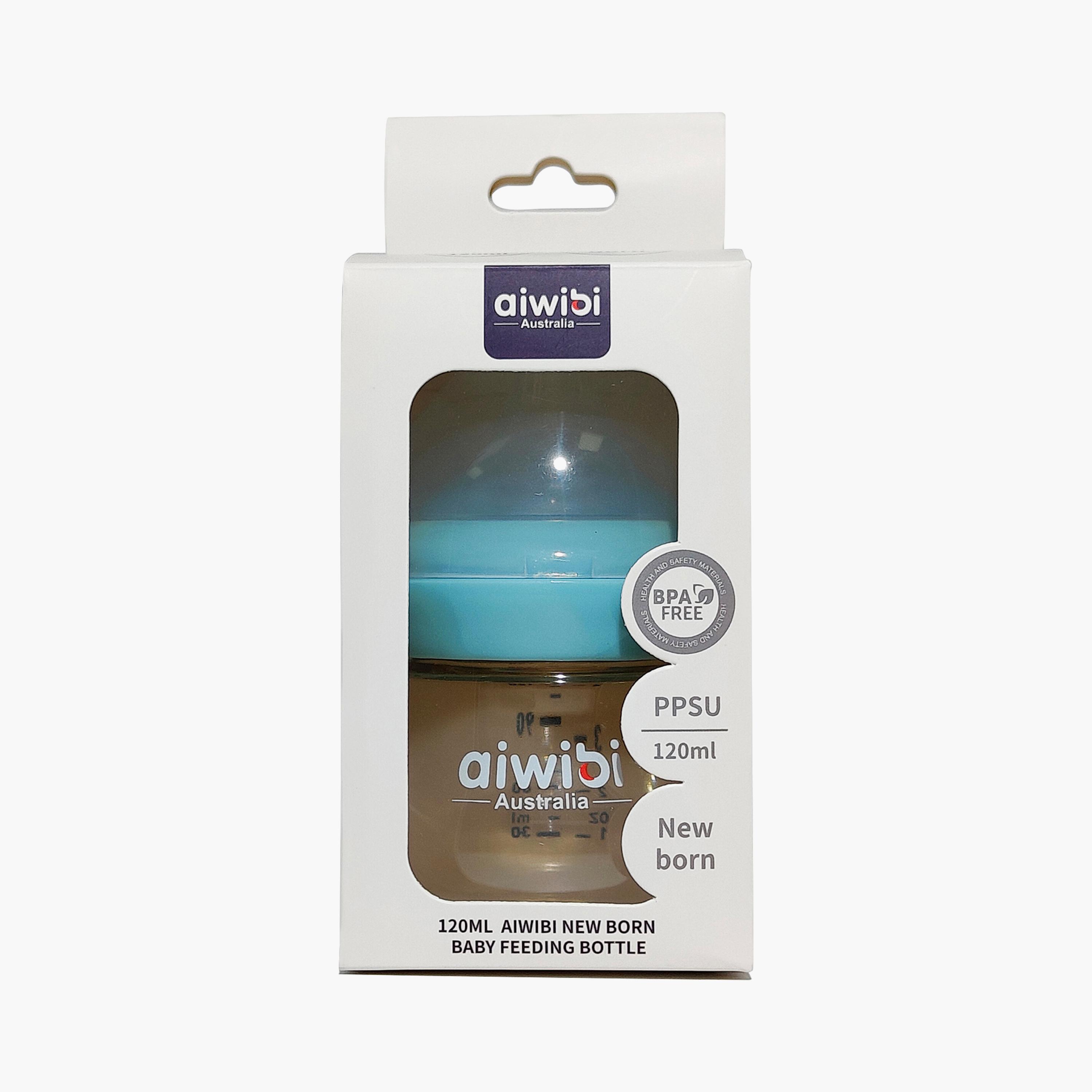 Aiwibi Slow Flow Baby Feeding Bottle - New Born - 120 ml-baby-feeding-feedingbottles-bottlesandteats-image-4
