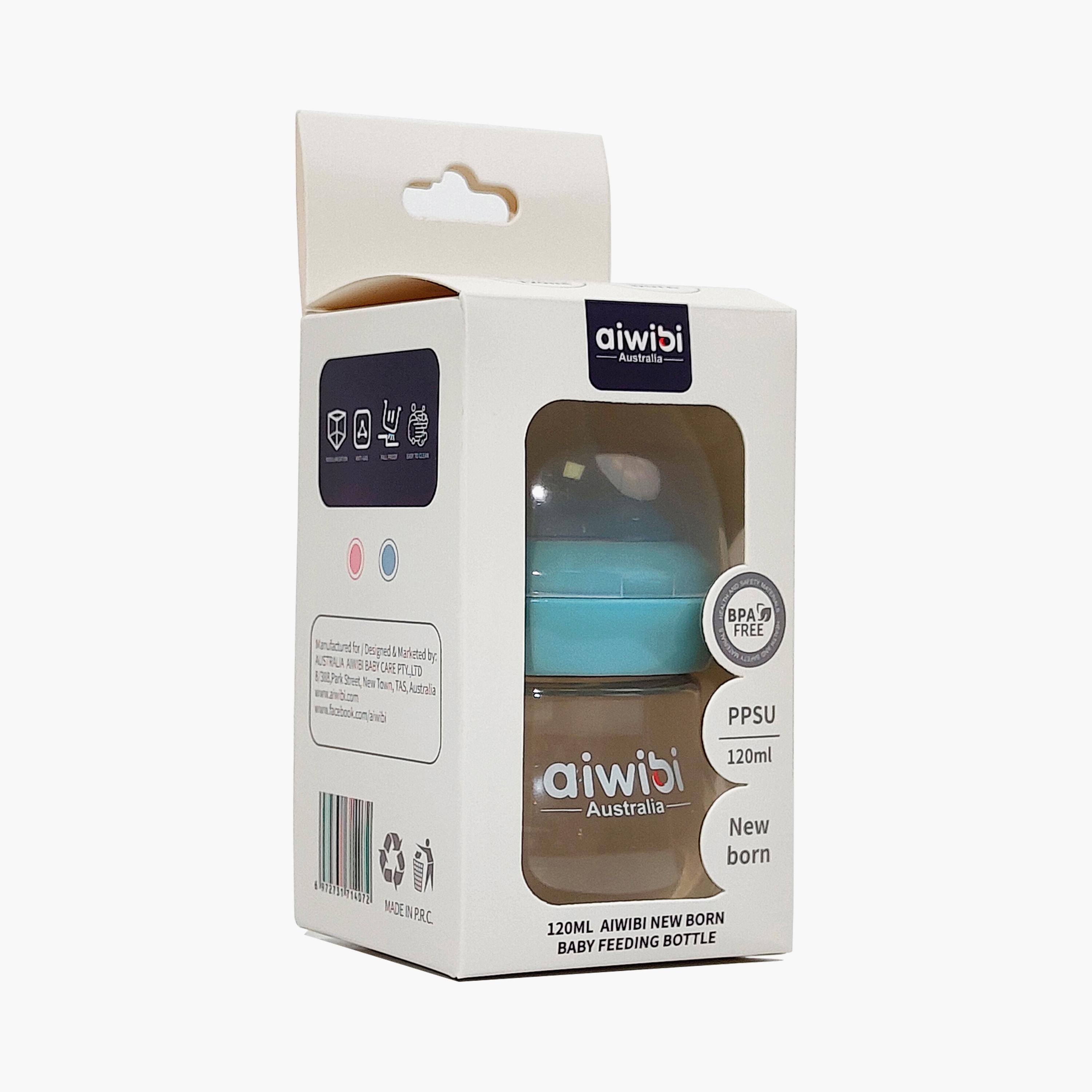 Aiwibi Slow Flow Baby Feeding Bottle - New Born - 120 ml-baby-feeding-feedingbottles-bottlesandteats-image-5