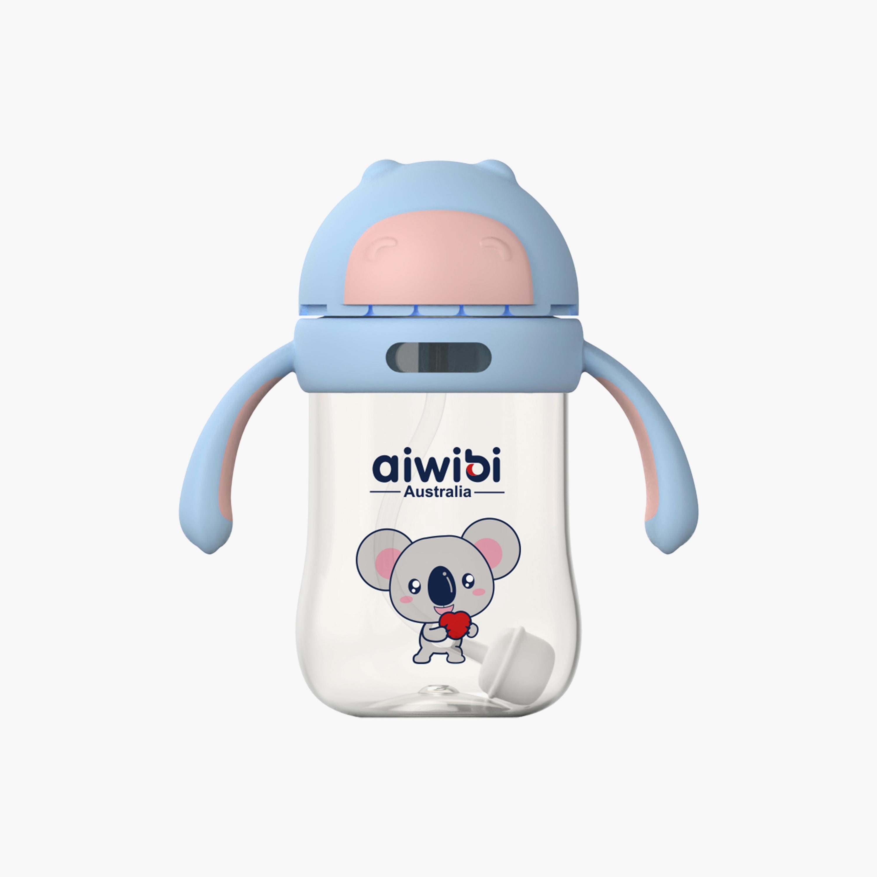 Aiwibi BPA Free Water Bottle with Straw - 300 ml-baby-feeding-mealtimeessentials-image-1