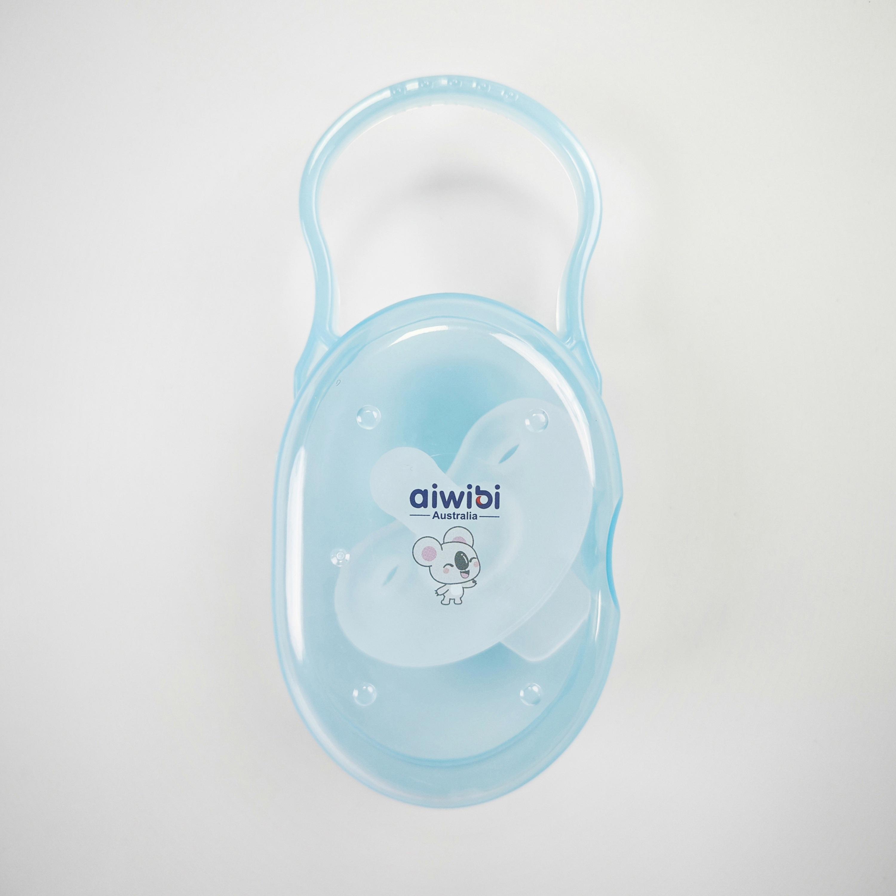 لهاية سيليكون مهدئة مع صندوق تخزين محمول من أيويبي - نهار-baby-feeding-pacifiers-image-13
