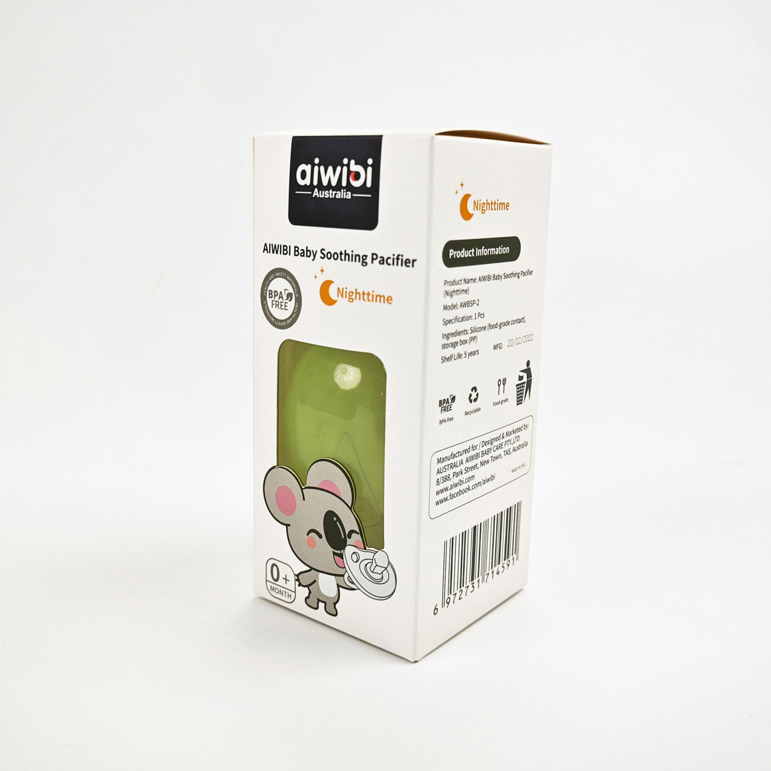 Aiwibi Silicone Soothing Pacifier - Night-baby-feeding-pacifiers-image-2