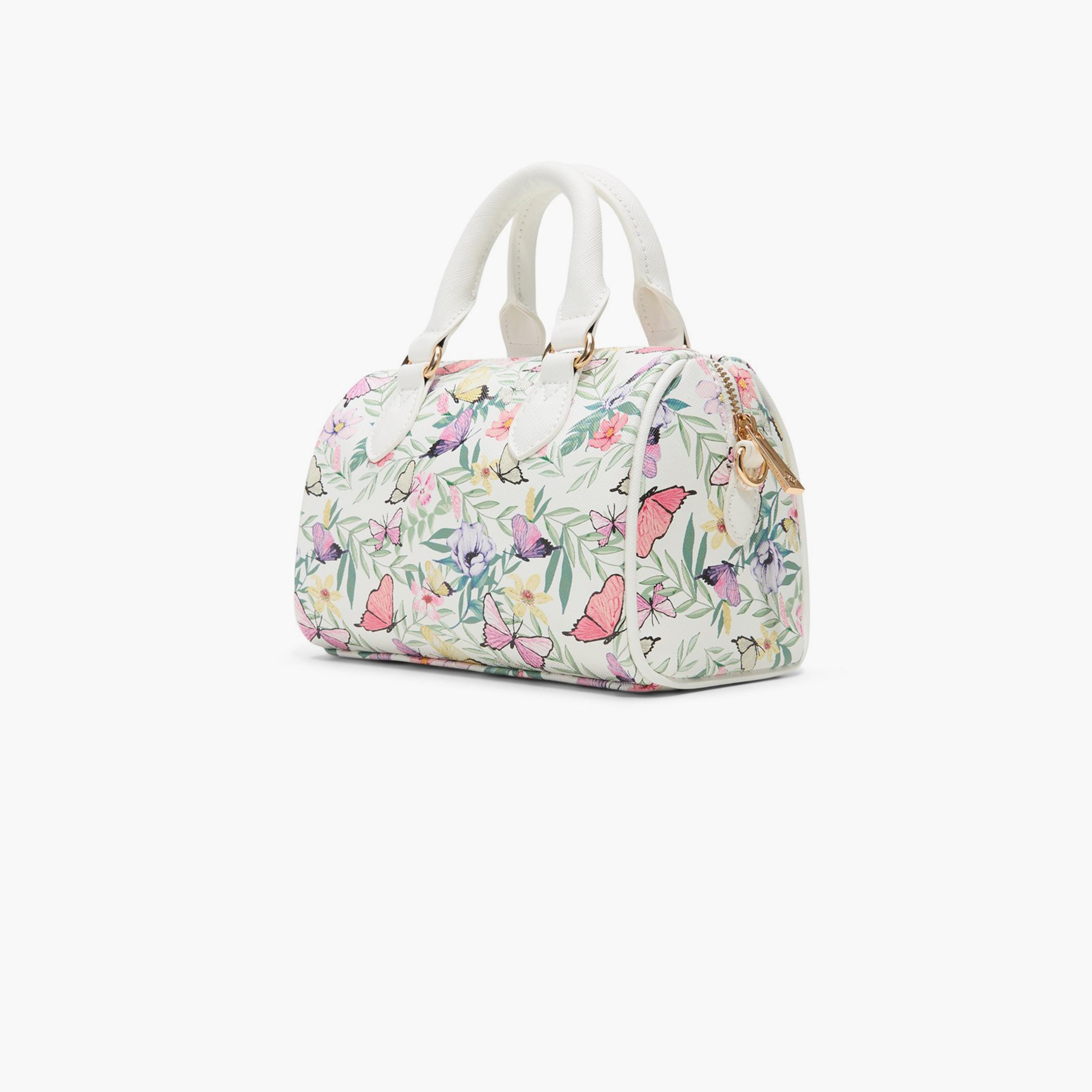كول ات سبرينغ- حقيبة دافل تانا مطبوعة بمقبضين بحزام قابل للفصل وسحاب إغلاق-women-bagsandwallets-handbags-image-2