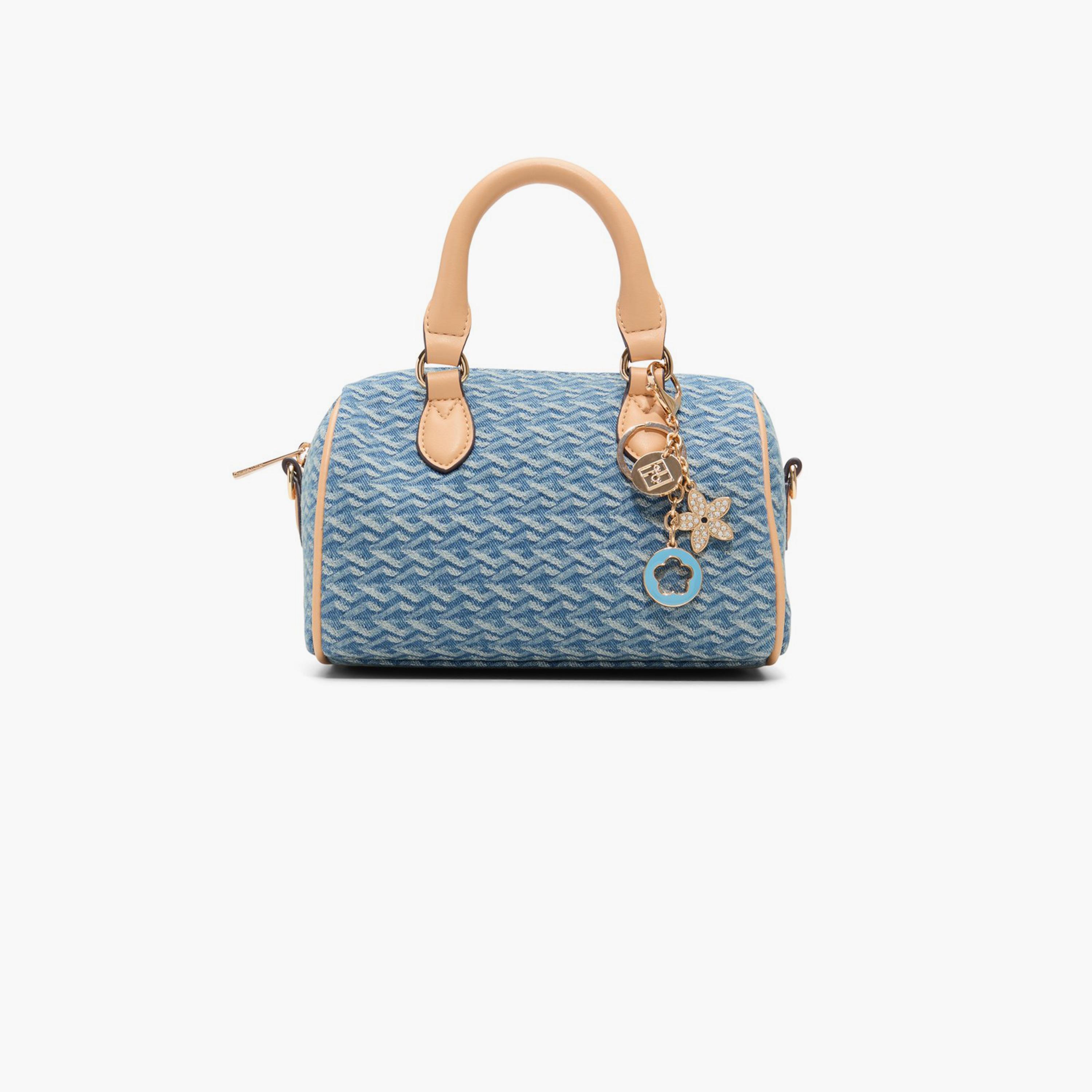 كول ات سبرينغ- حقيبة دافل تانا مطبوعة بمقبضين بحزام قابل للفصل وسحاب إغلاق-women-bagsandwallets-handbags-image-5