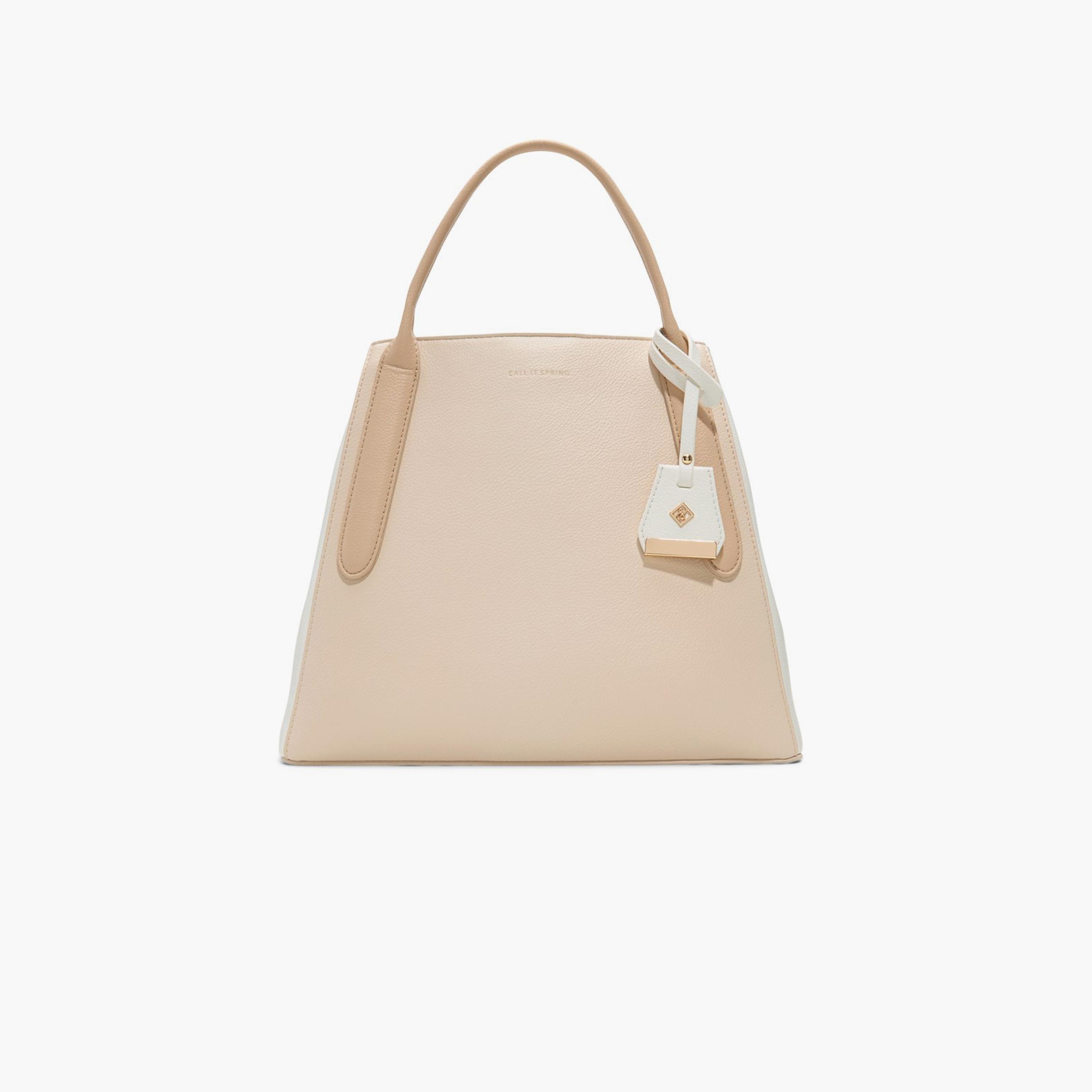 كول ات سبرينج شنطة كتف لوبري سادة مع حزام كروس قابل للفك-women-bagsandwallets-handbags-image-9