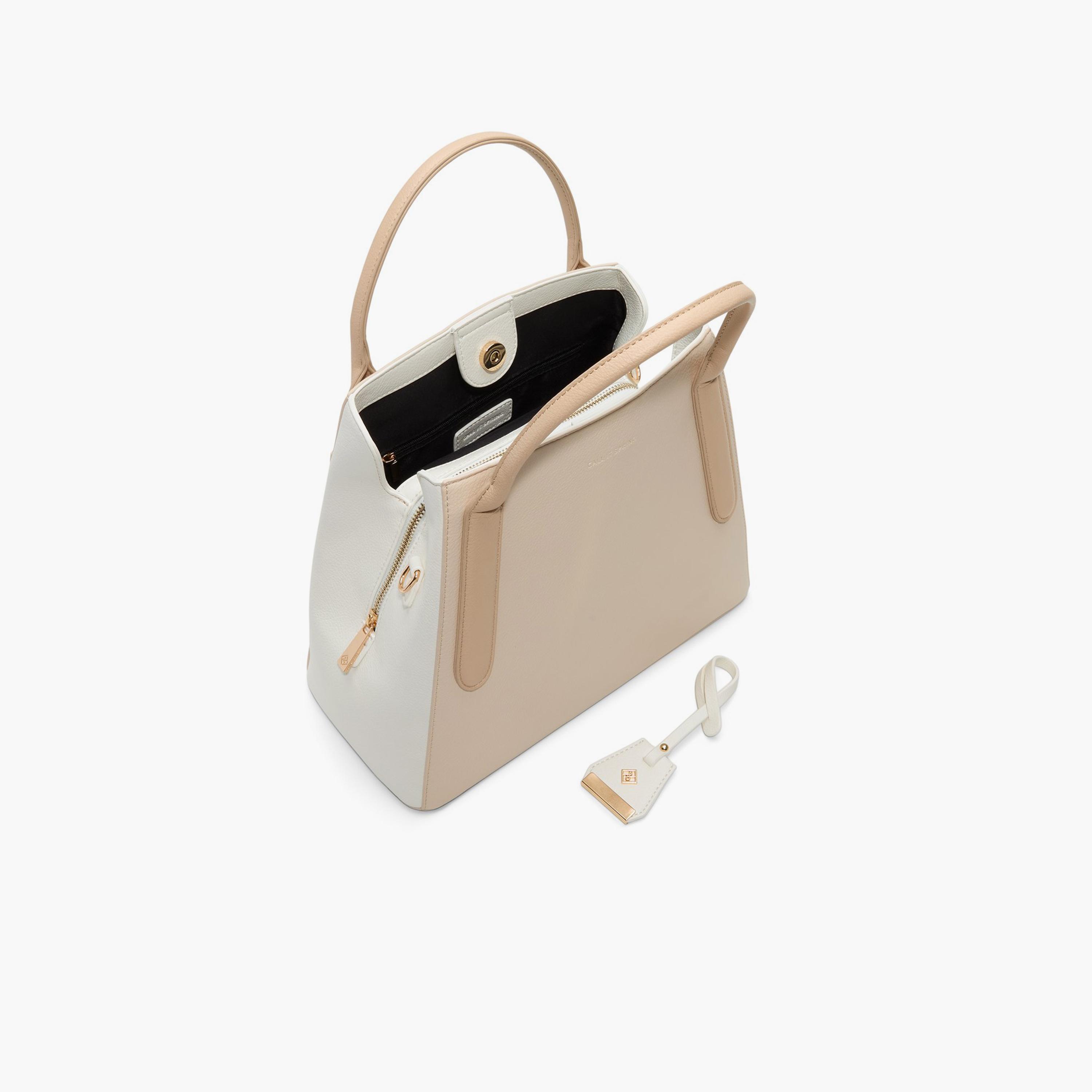 كول ات سبرينج شنطة كتف لوبري سادة مع حزام كروس قابل للفك-women-bagsandwallets-handbags-image-11