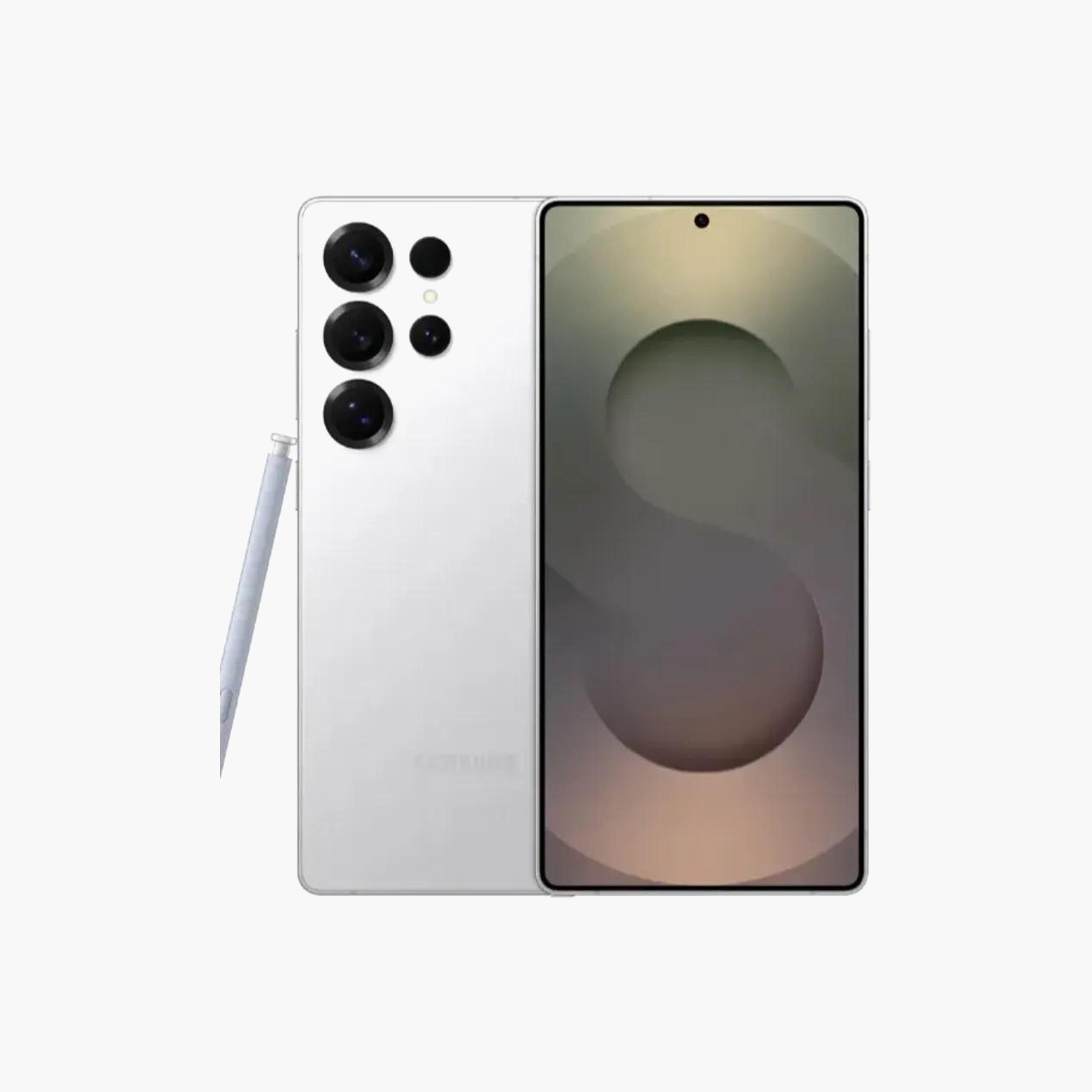 Shop Samsung Galaxy S25 Ultra 12GB 256GB Titanium White Silver 5G