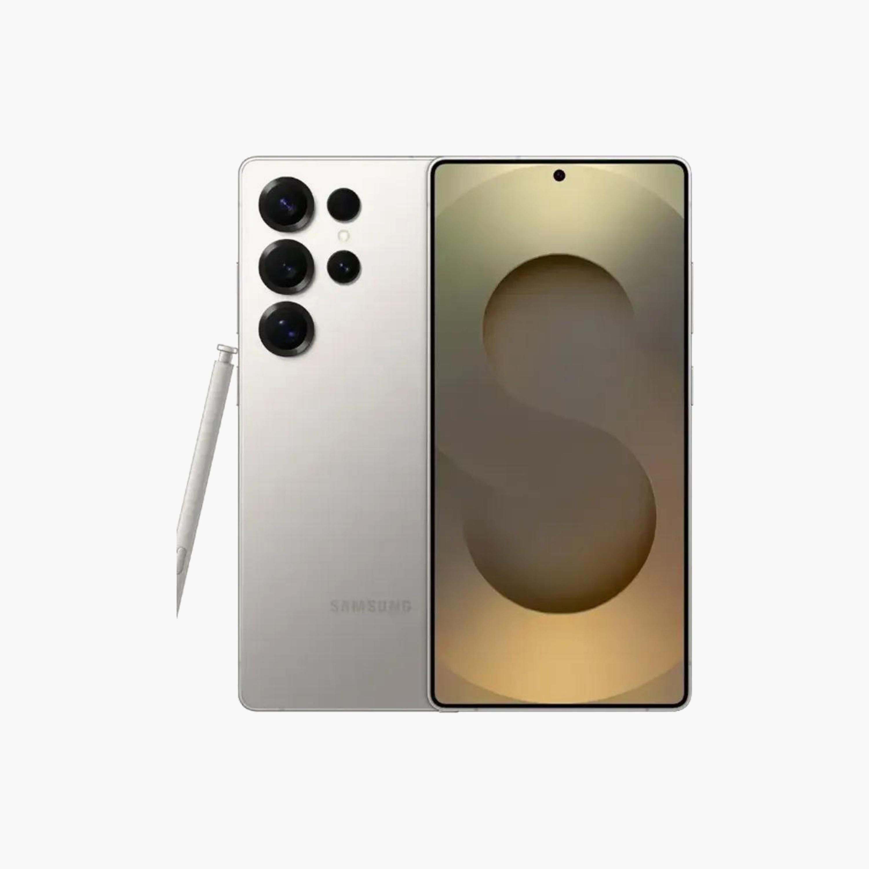 هاتف سامسونج جالكسي S25 ألترا 12 جيجا بايت 512 جيجا بايت رمادي تيتانيوم 5G الذكي | SM-S938BZTOMEA-electronics-phones-image-1