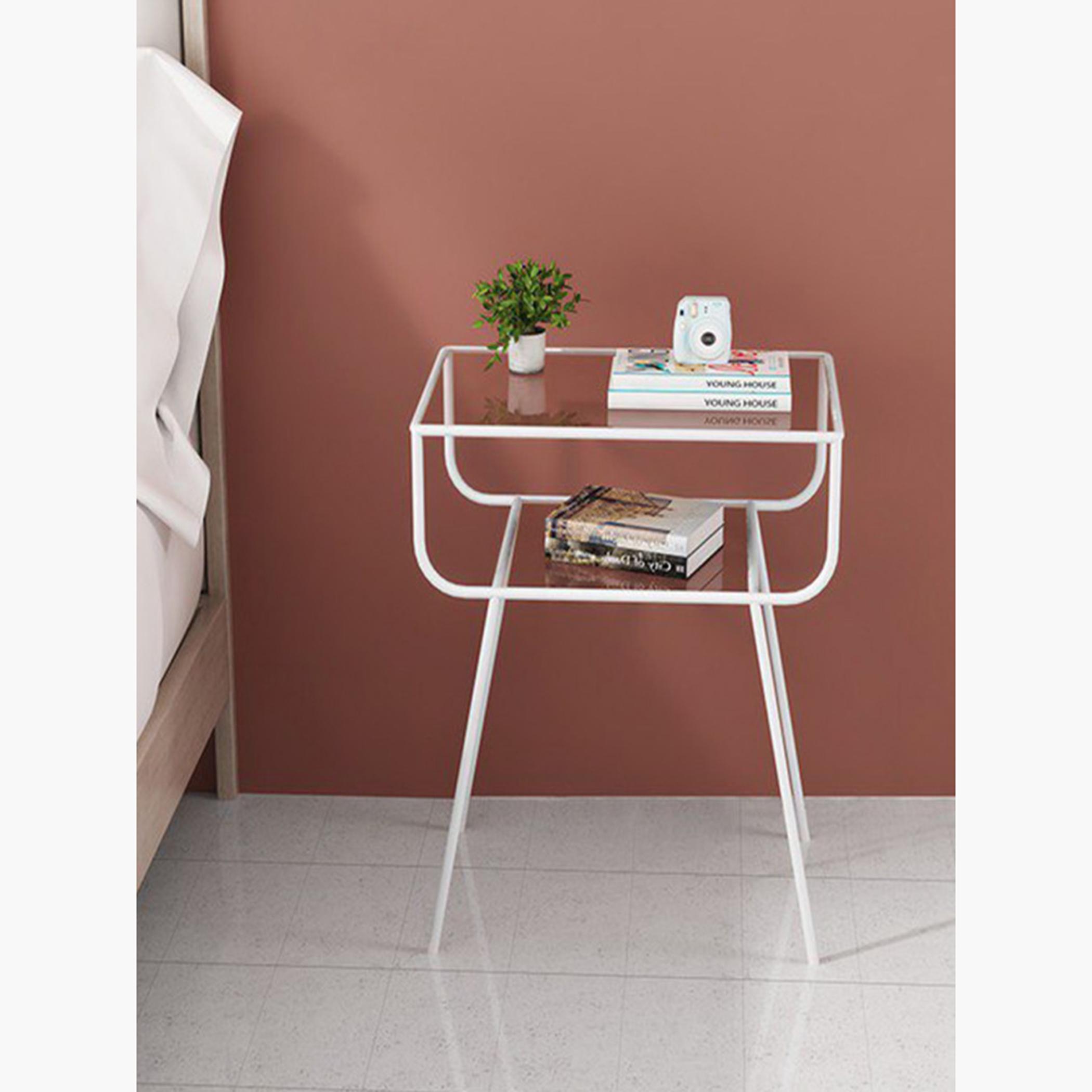 Glass Top Side Table-furniture-livingroom-sideandendtables-image-2