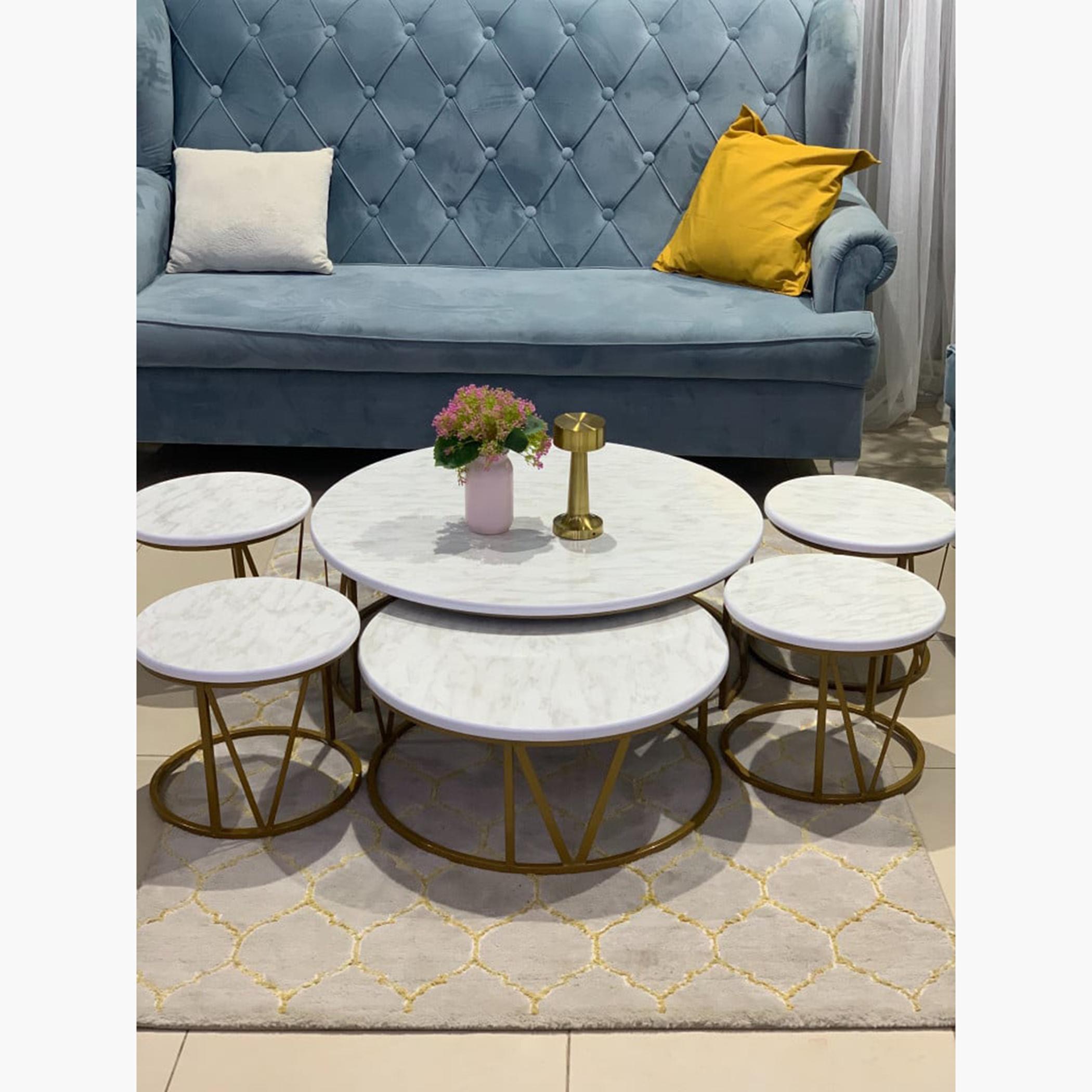 Wooden Top 8-Piece Coffee Table and Side Table Set-furniture-livingroom-coffeetables-image-2