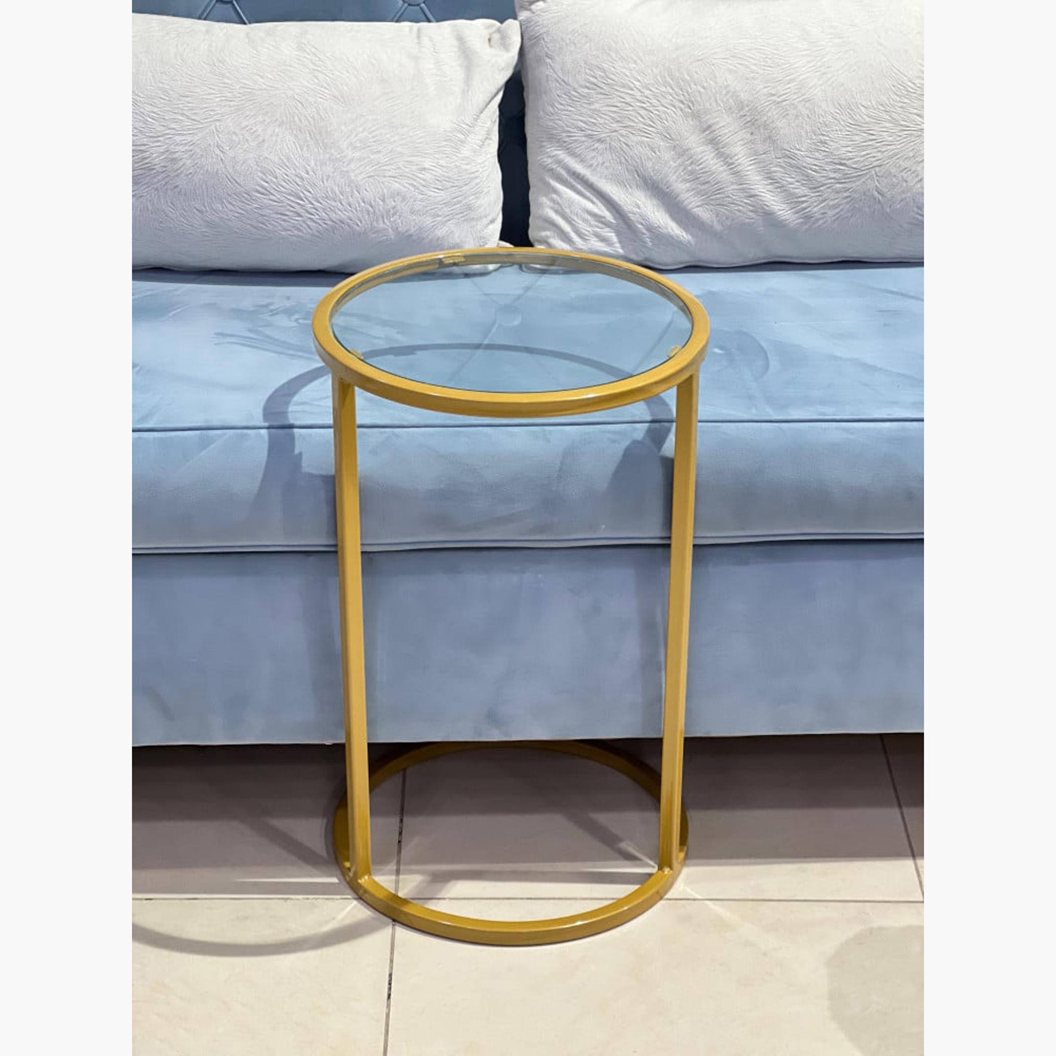 Glass Top Accent Table - 35x35x55 cms-furniture-livingroom-sideandendtables-image-2