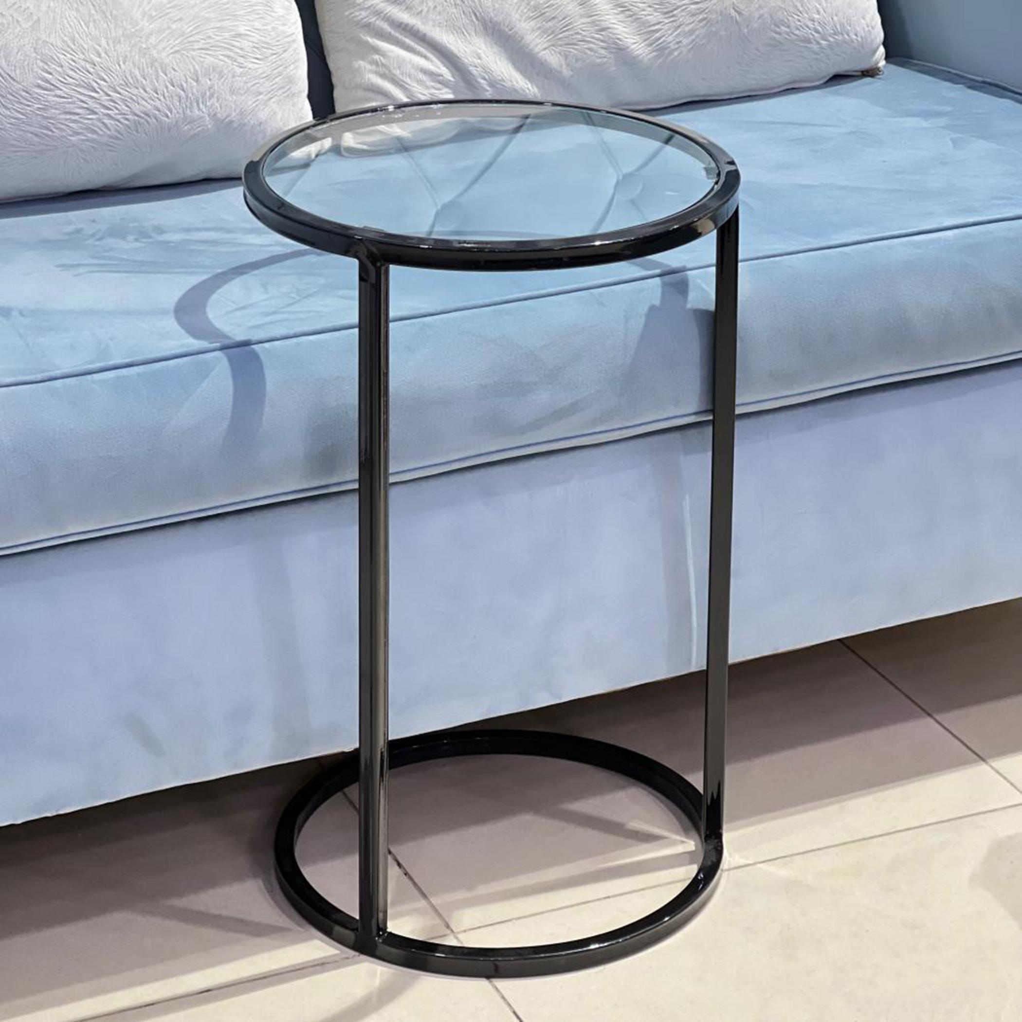 Glass Top Accent Table - 35x35x55 cms-furniture-livingroom-sideandendtables-image-3
