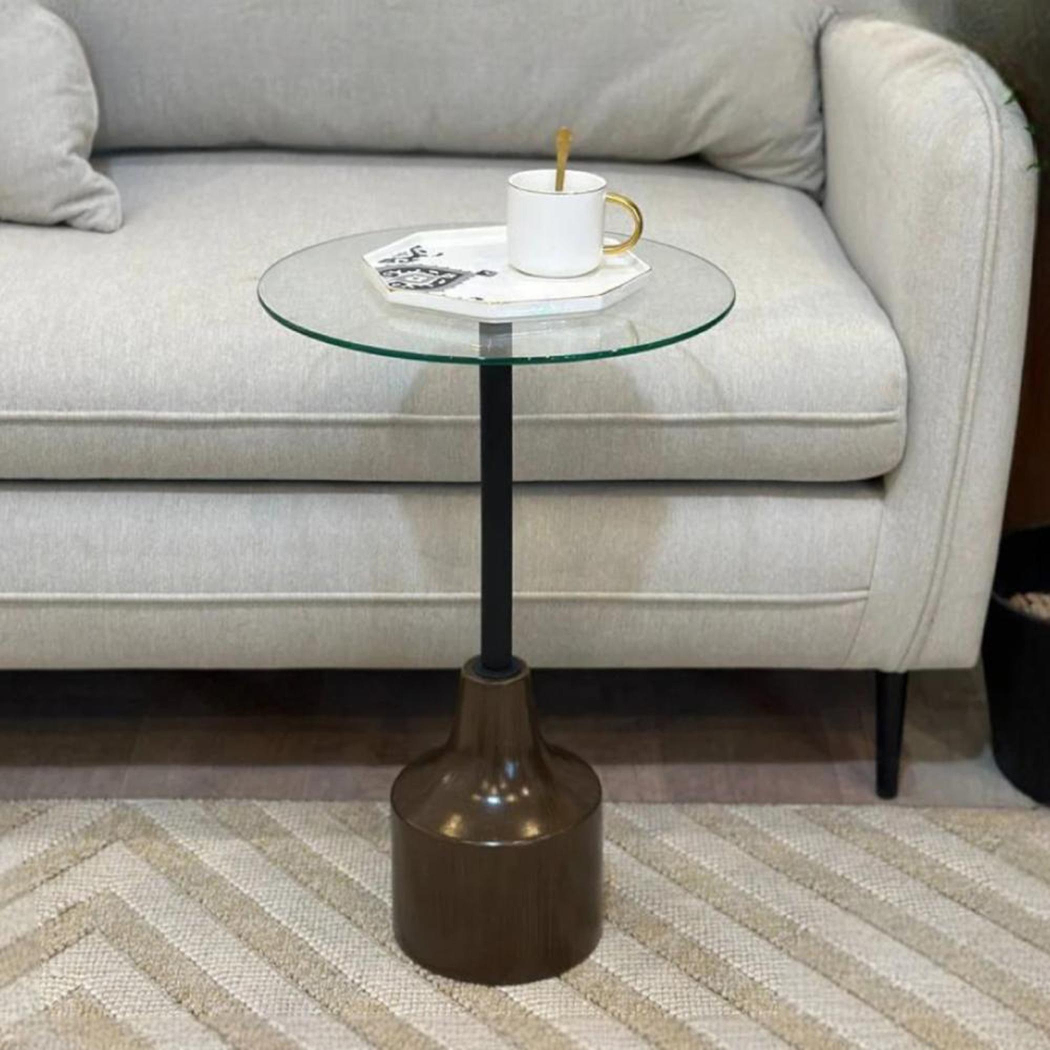 Glass Top 5-Piece Coffee Table and Side Table Set-furniture-livingroom-coffeetables-image-2