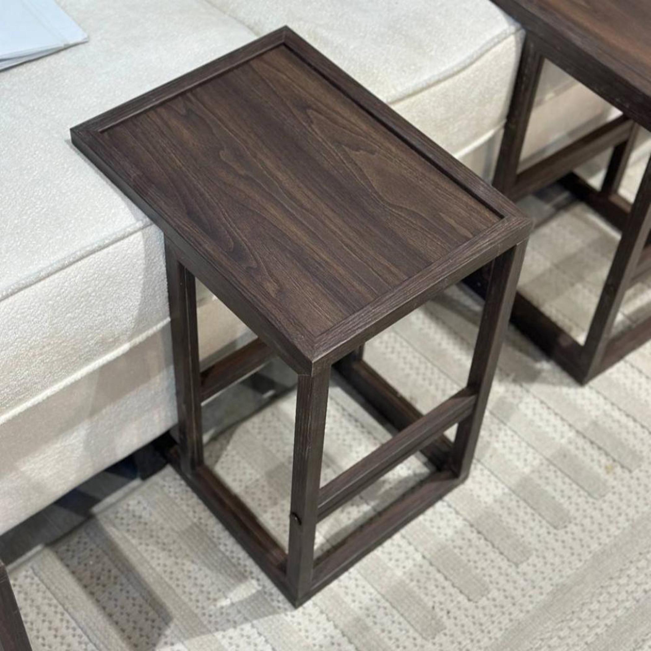 Wooden Top 7-Piece Coffee Table and Side Table Set-furniture-livingroom-coffeetables-image-2