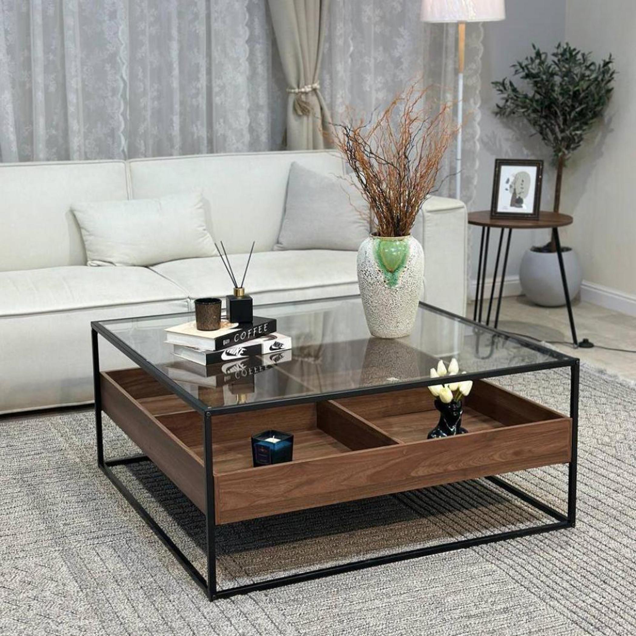 Glass Top Square Coffee Table-furniture-livingroom-coffeetables-image-1