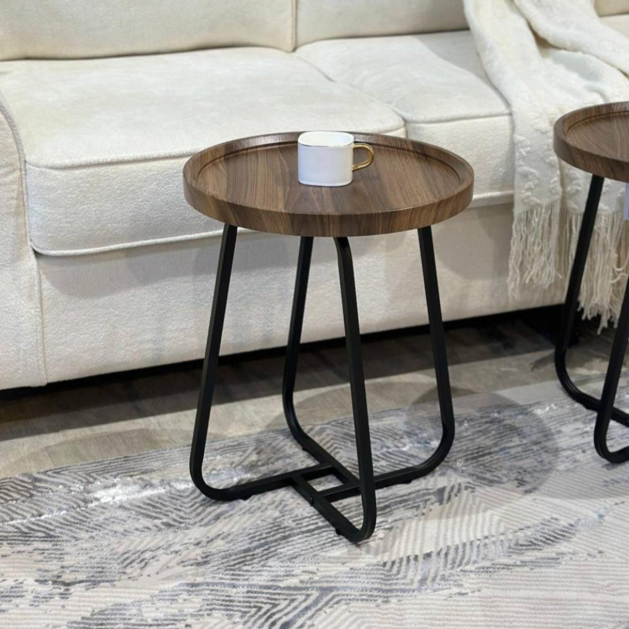 Wooden Top 6-Piece Table Set-furniture-livingroom-sideandendtables-image-3