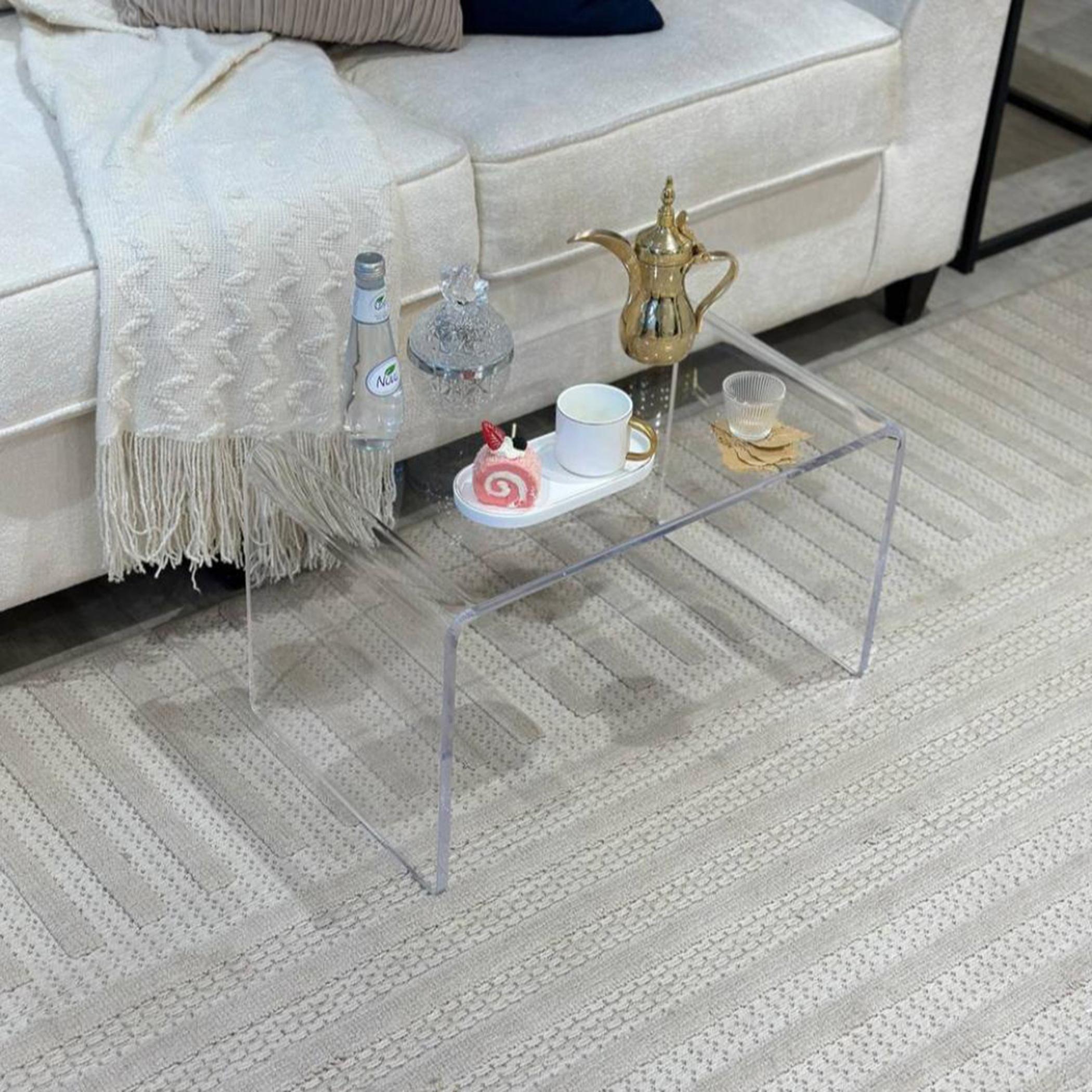 TODO Acrylic Accent Table - 57x35x33 cms-furniture-livingroom-sideandendtables-image-3