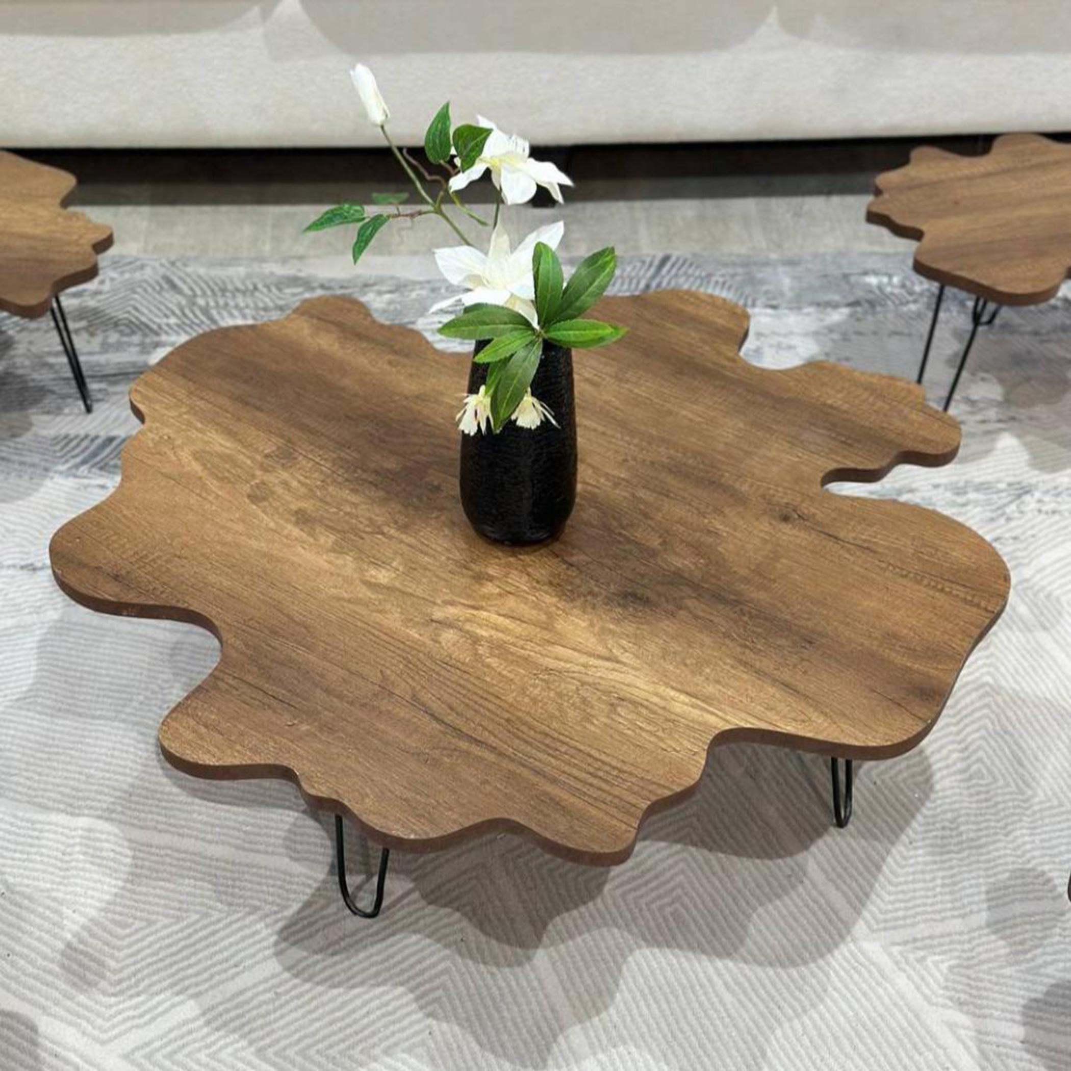 Wooden Top 5-Piece Table Set-furniture-livingroom-coffeetables-image-2