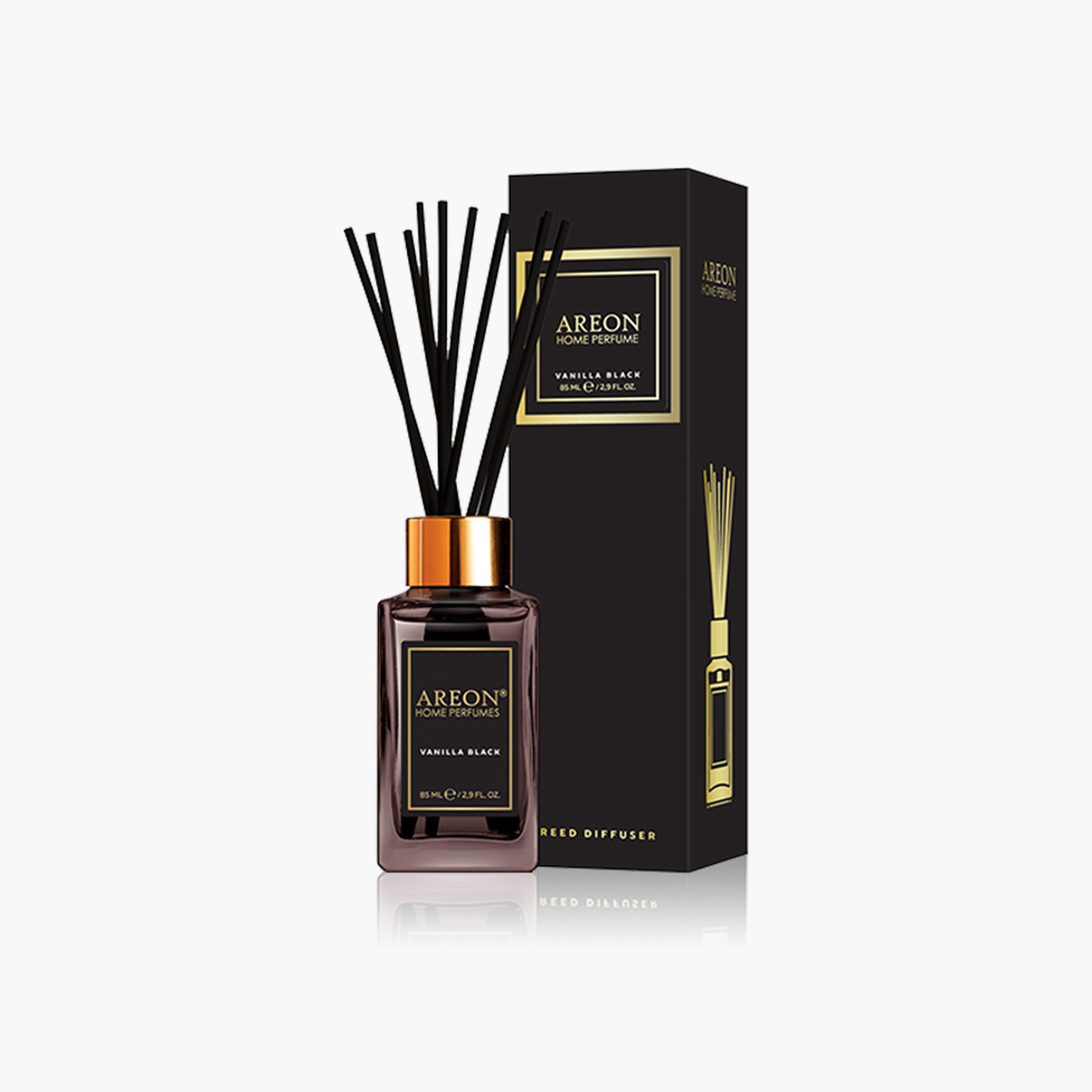 Areon Vanilla Black Reed Diffuser - 85 ml-household-homefragrance-reeddiffusers-image-1
