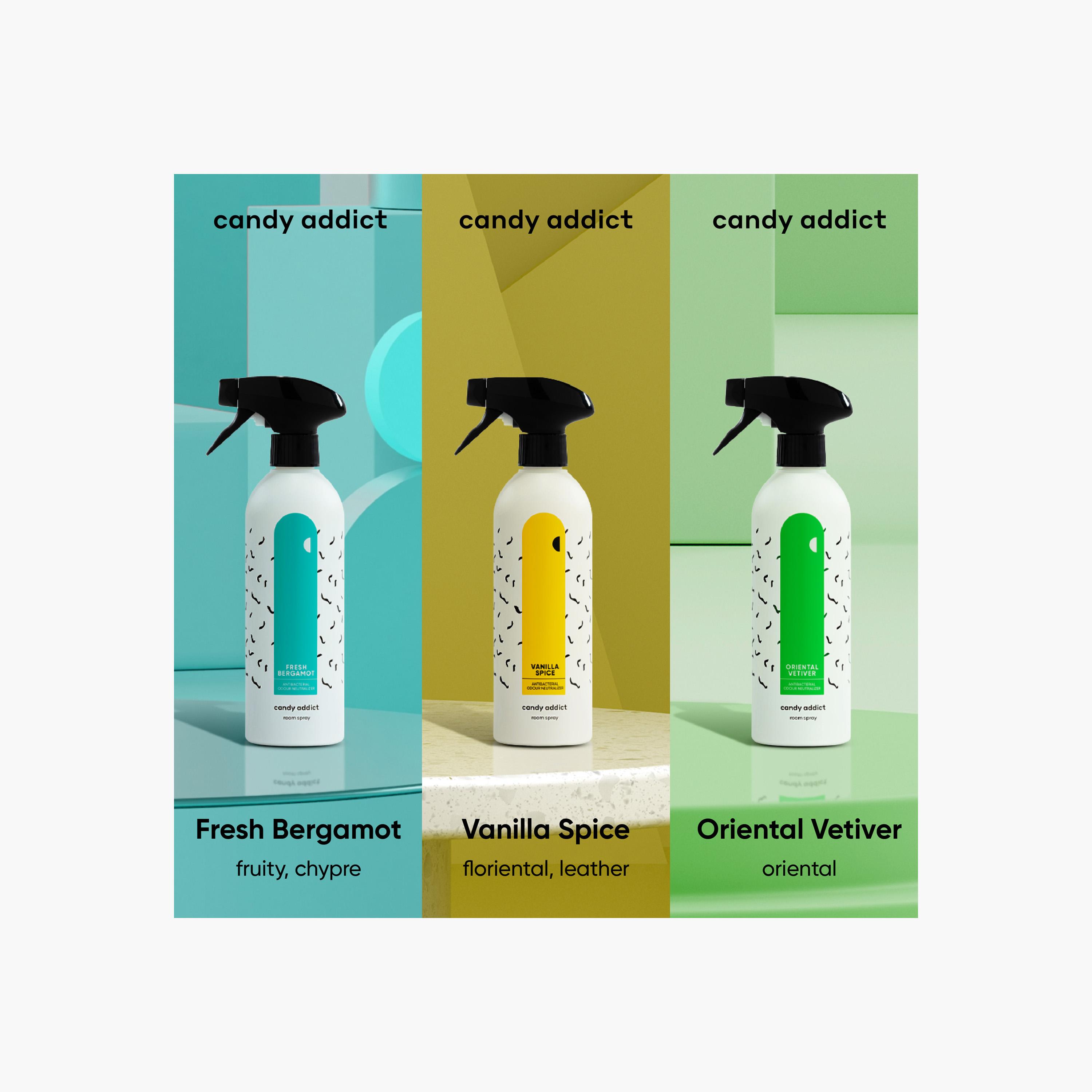 Candy Addict Fresh Bergamot Room Spray - 500 ml-household-homefragrance-homesprays-image-3