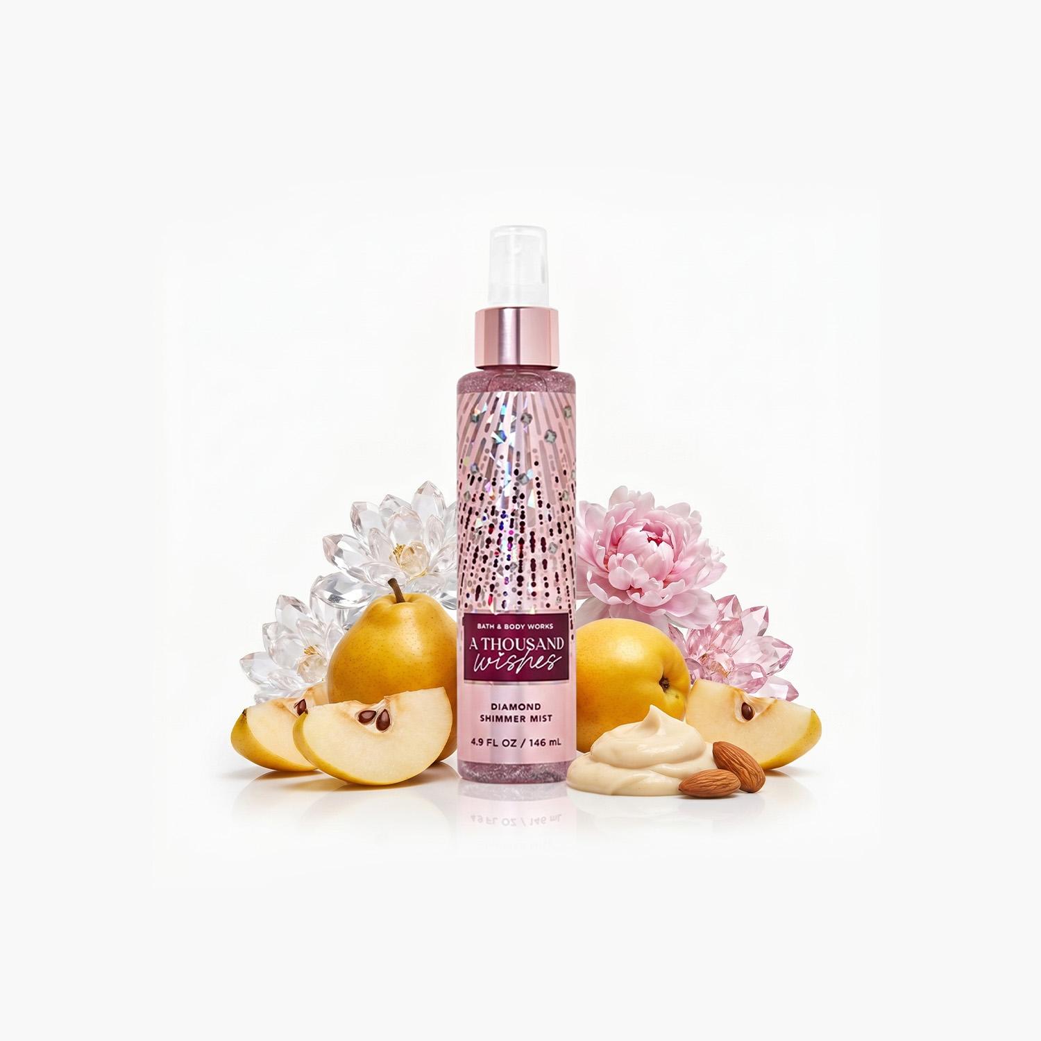 Bath & Body Works A Thousand Wishes Diamond Shimmer Body Mist - 146 ml-beautyandpersonalcare-fragrance-women-image-2