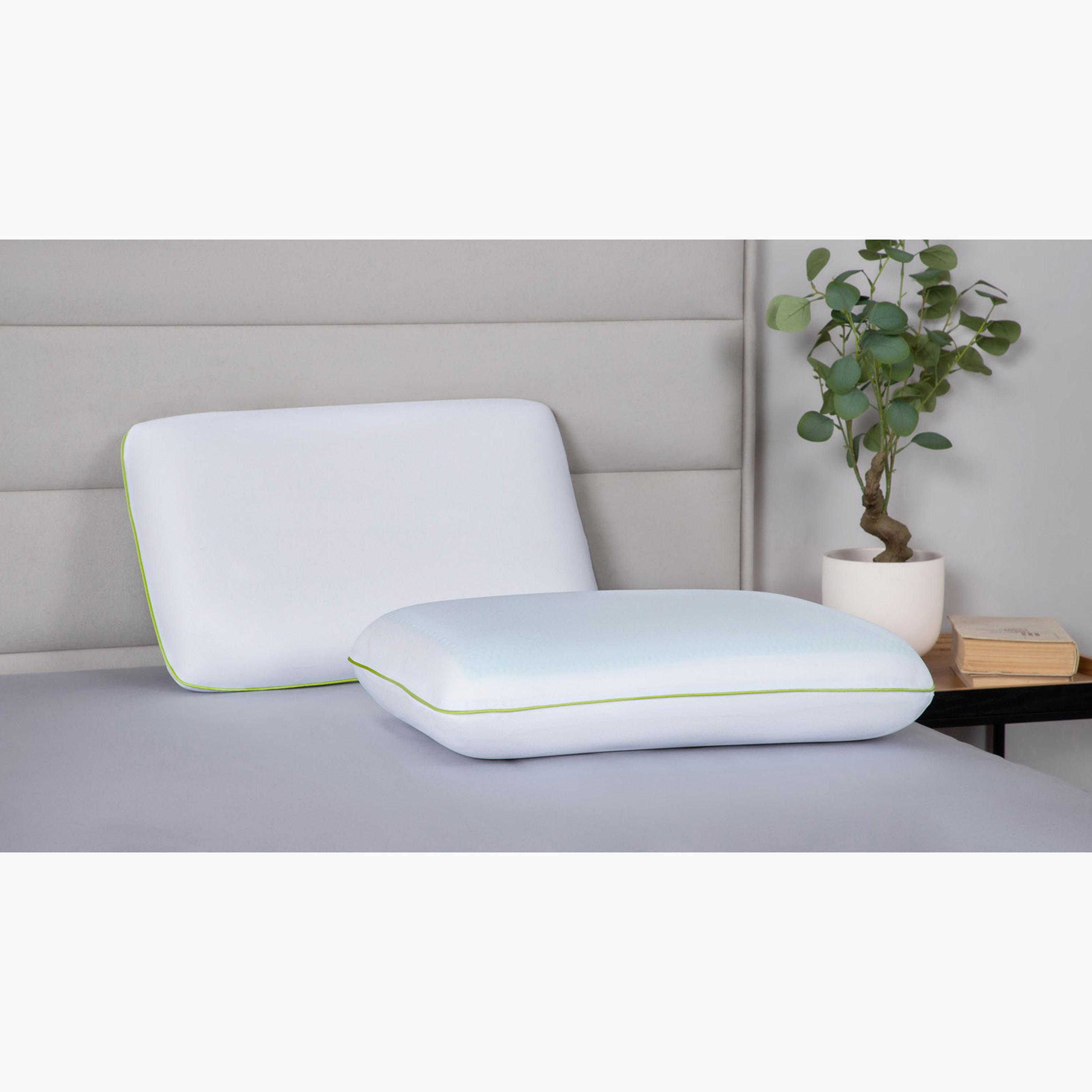 Askona Ecogel Shredded Gel and Visco Foam Pillow - 40x60 cm