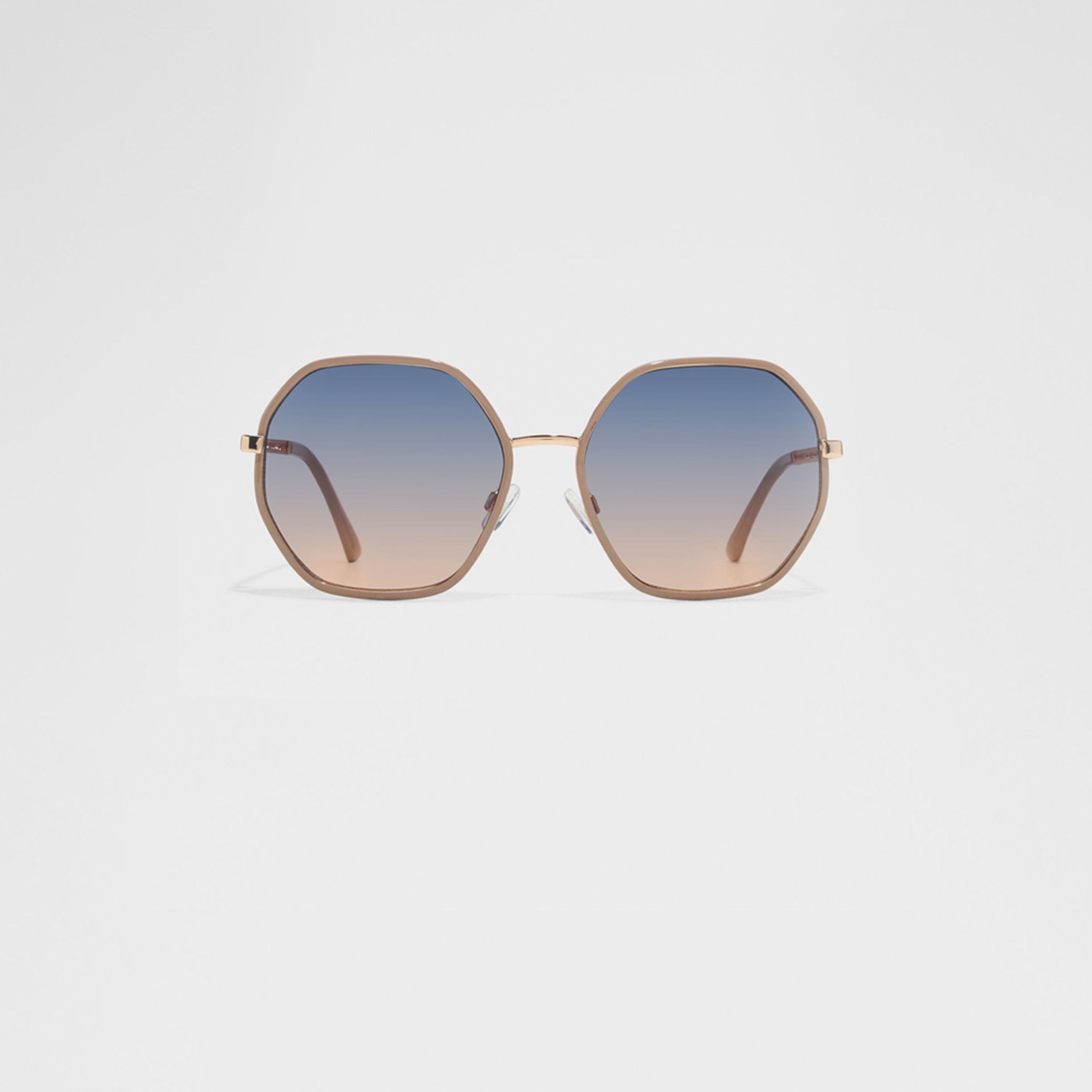 Aldo Women's TEREN Beige Round & Oval Sunglasses-women-sunglasses-image-1