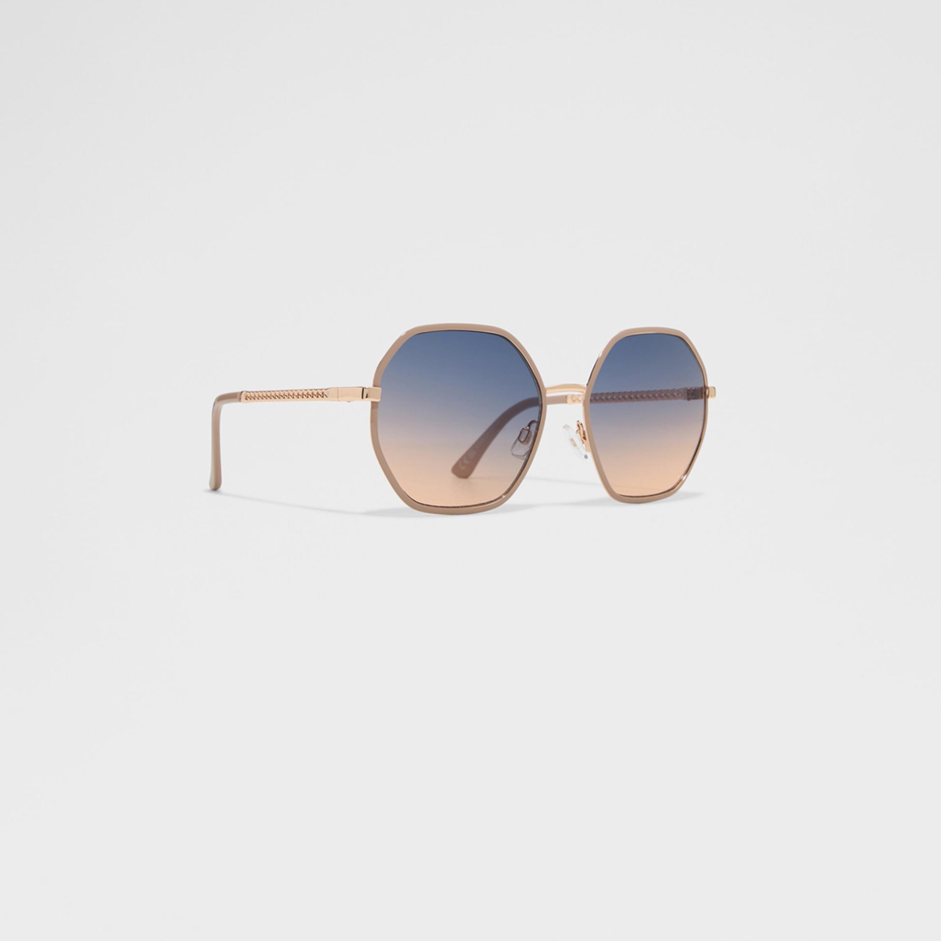Aldo Women's TEREN Beige Round & Oval Sunglasses-women-sunglasses-image-2