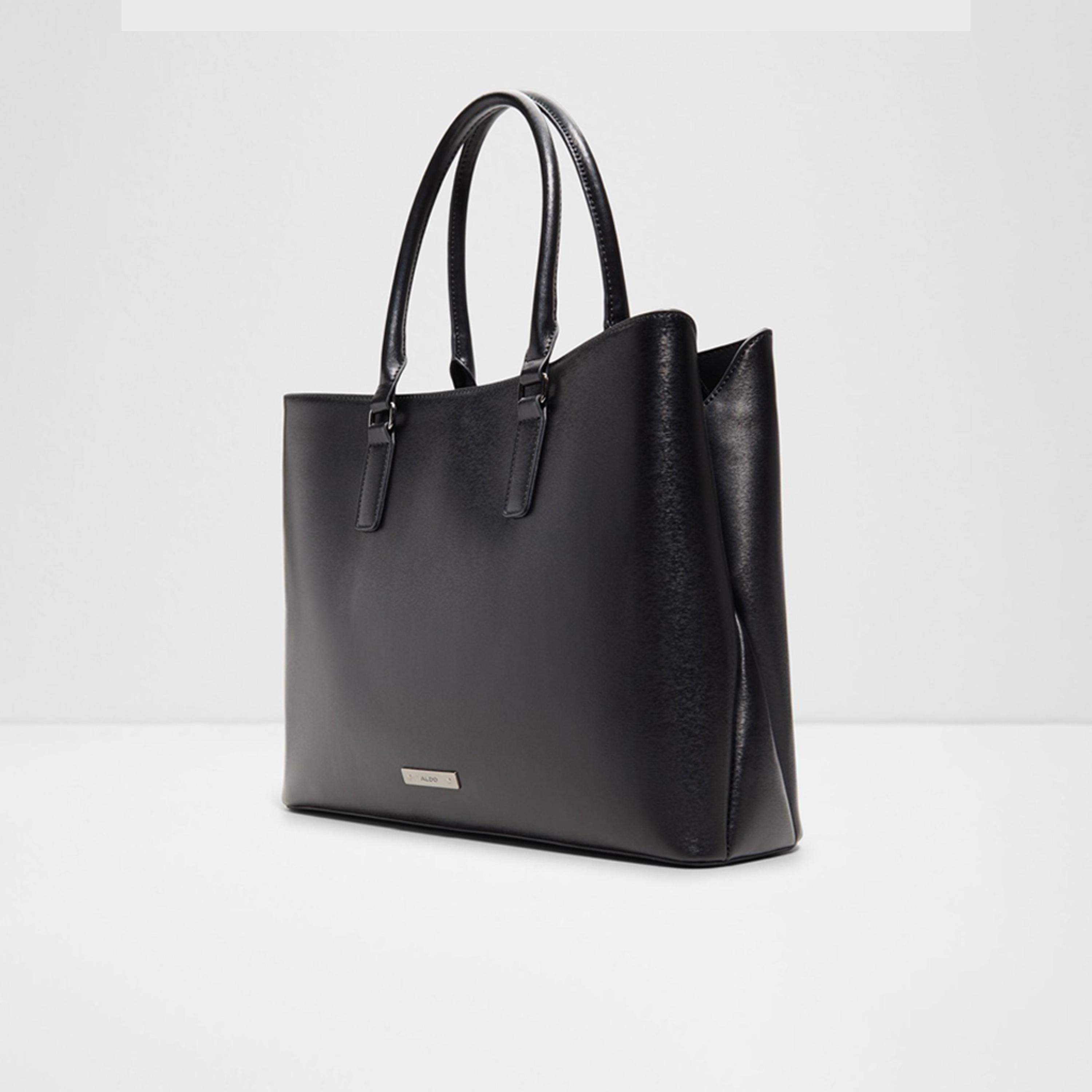 ألدو-  شنطة كتف سادة بإغلاق بسحاب ومقبض مزدوج-women-bagsandwallets-handbags-image-2