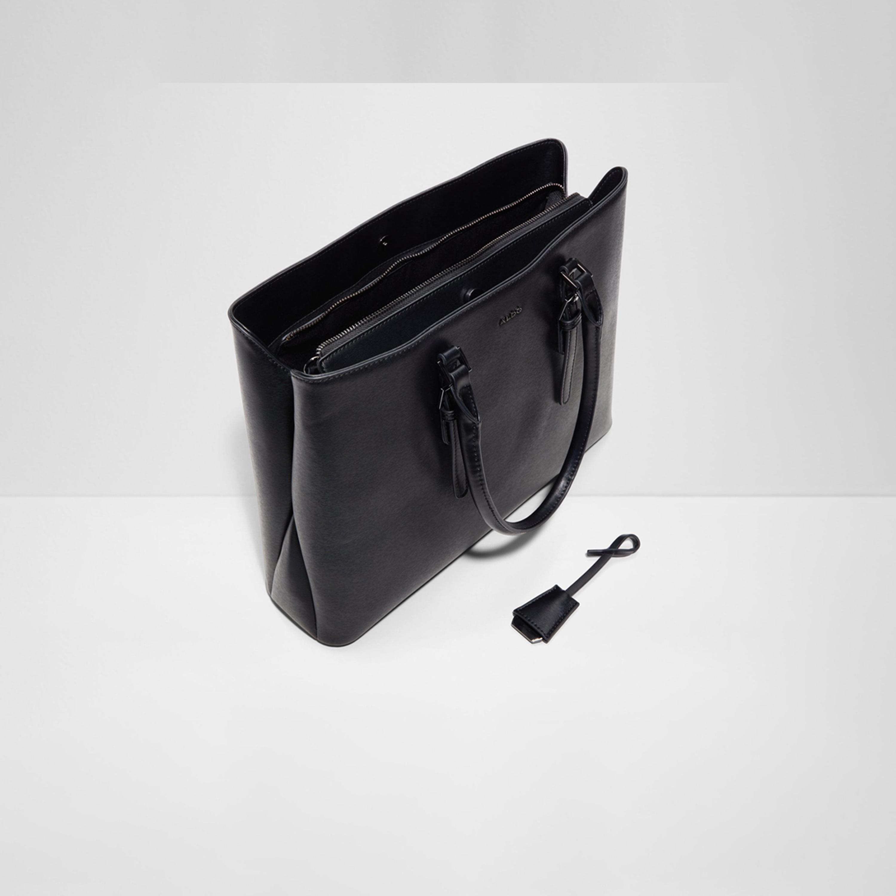 ألدو-  شنطة كتف سادة بإغلاق بسحاب ومقبض مزدوج-women-bagsandwallets-handbags-image-3
