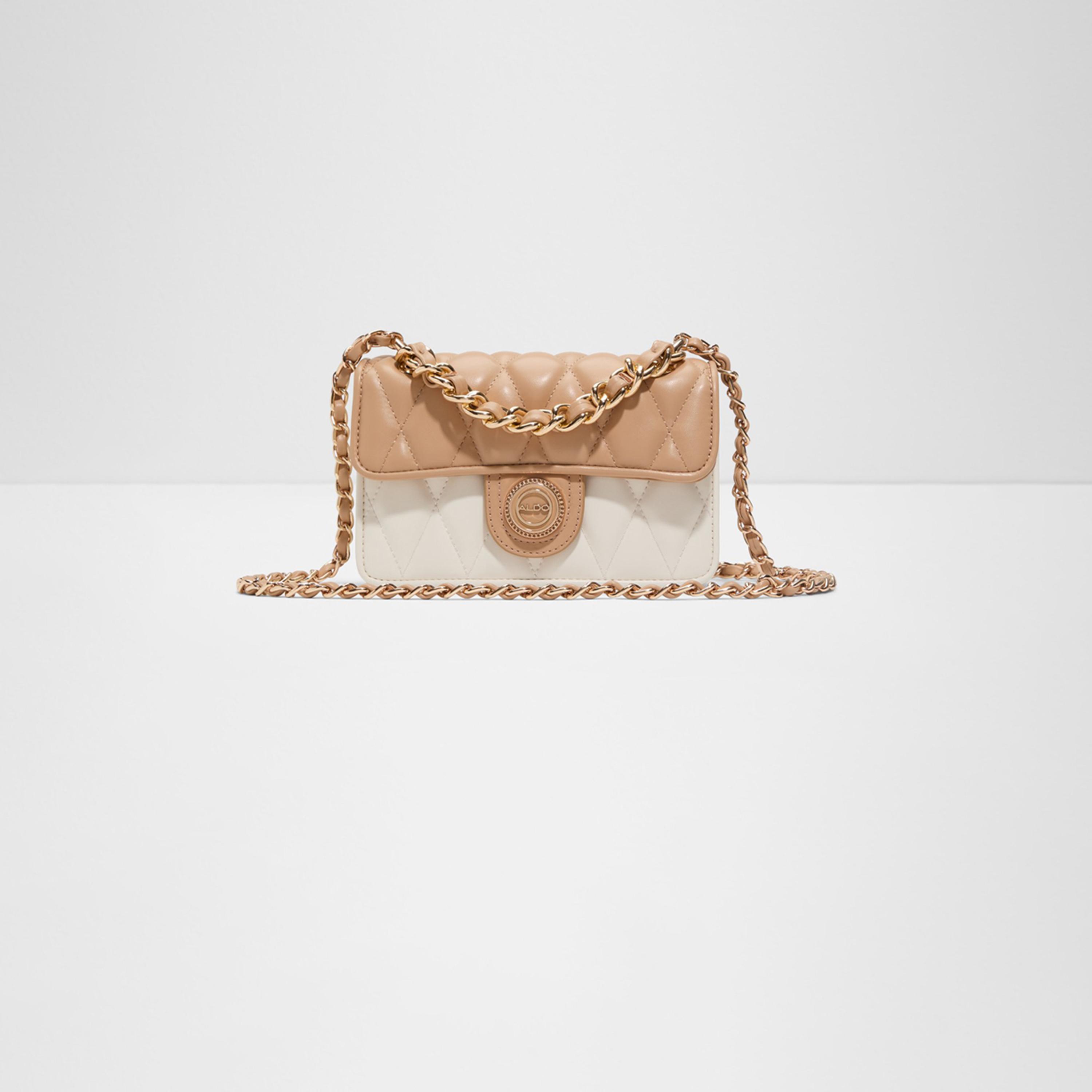 Aldo Loubella Quilted Top Handle Crossbody Bag with Magnetic Closure and Chain Strap-women-bagsandwallets-handbags-image-4
