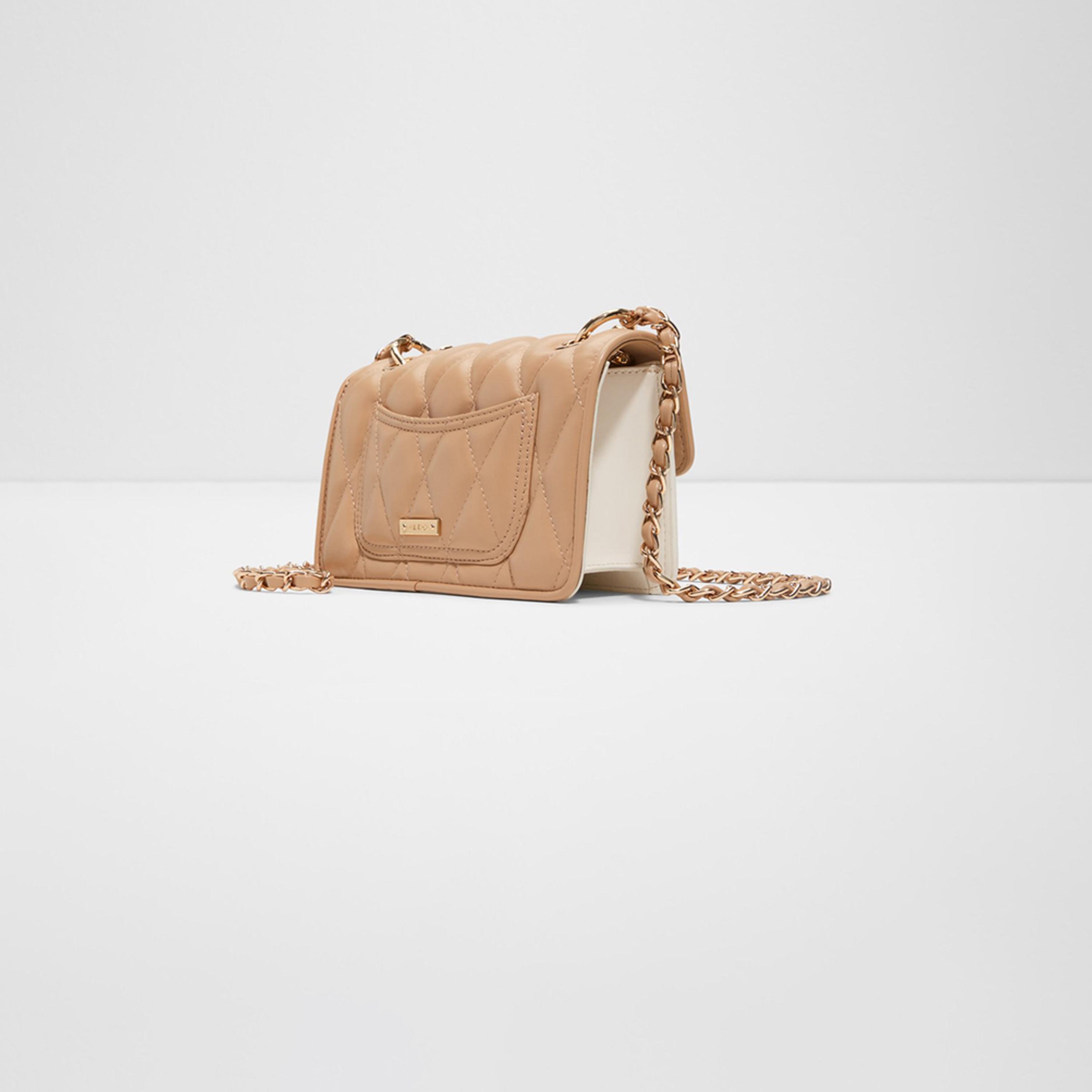 Aldo Loubella Quilted Top Handle Crossbody Bag with Magnetic Closure and Chain Strap-women-bagsandwallets-handbags-image-5