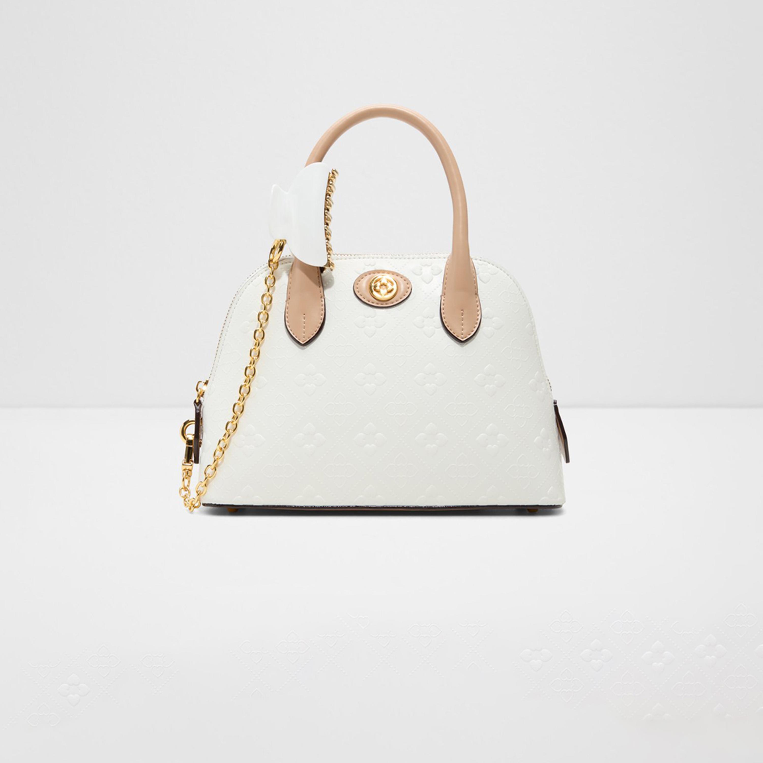 ألدو-  شنطة ساتشيل مونوجرام بإغلاق بسحاب ومقبض مزدوج-women-bagsandwallets-handbags-image-1
