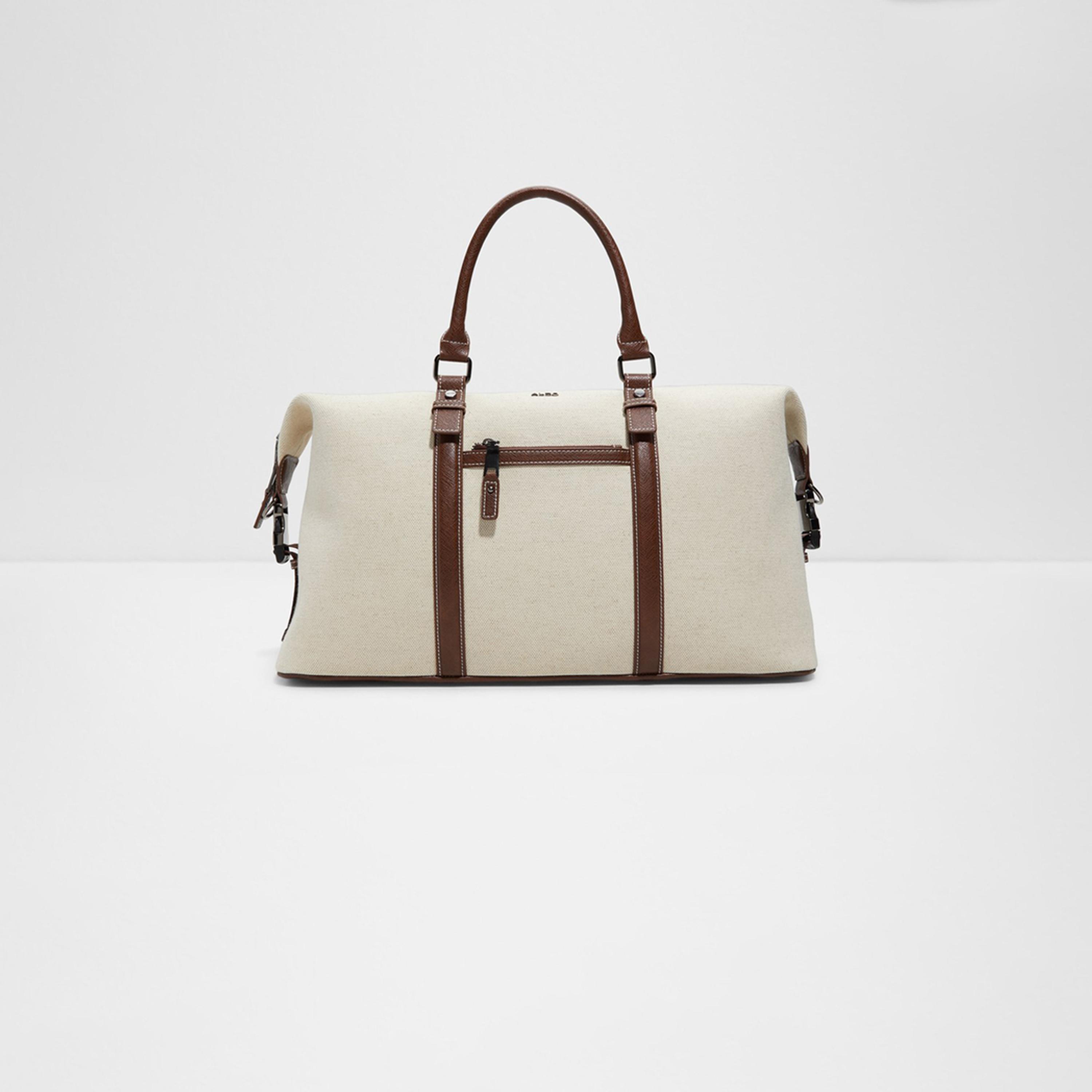 ألدو-  شنطة دفل منقوشة بسحاب ومقبض مزدوج-men-bags-image-1