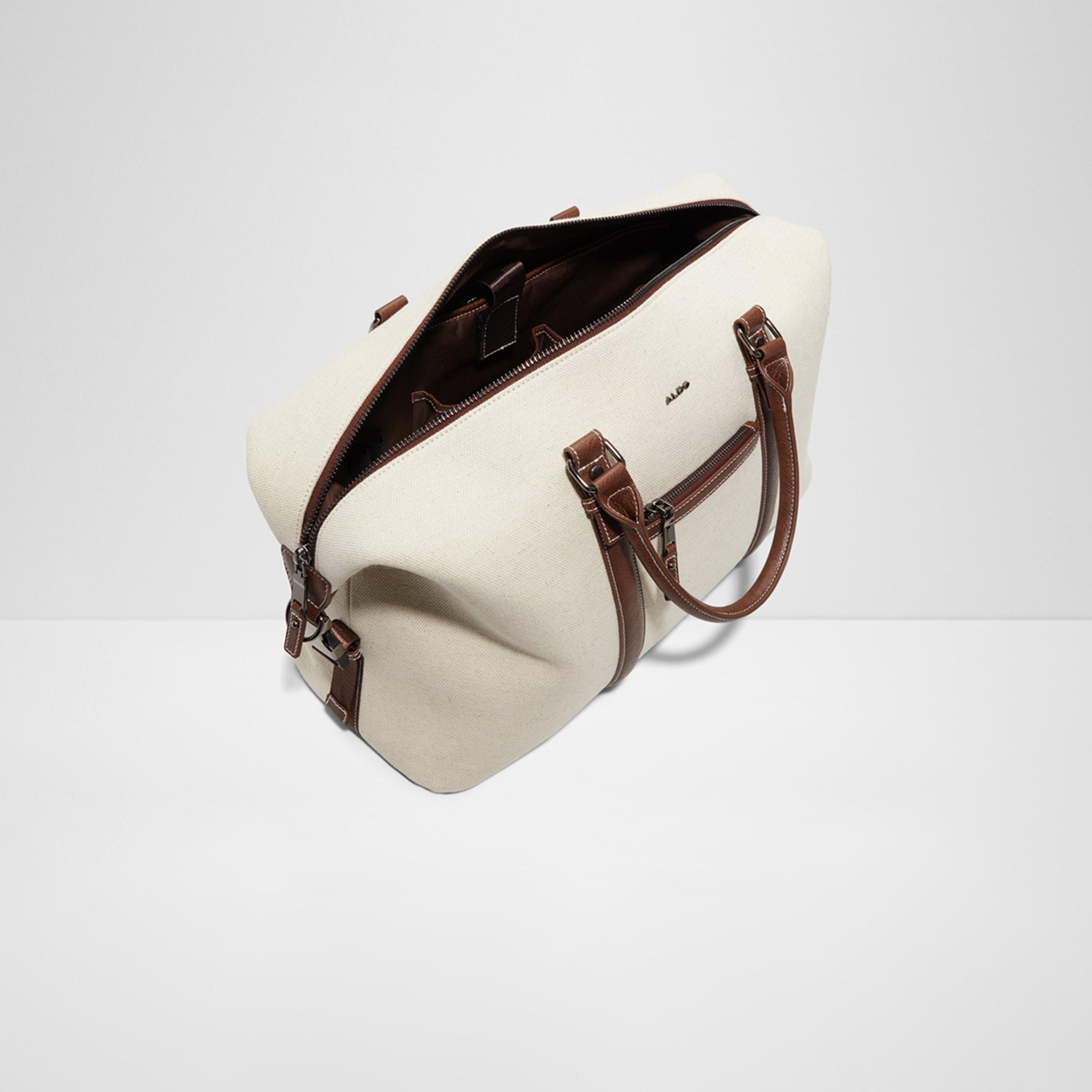 Aldo Clubduffle Textured Double Handle Duffel Bag with Zipper-men-bags-image-3