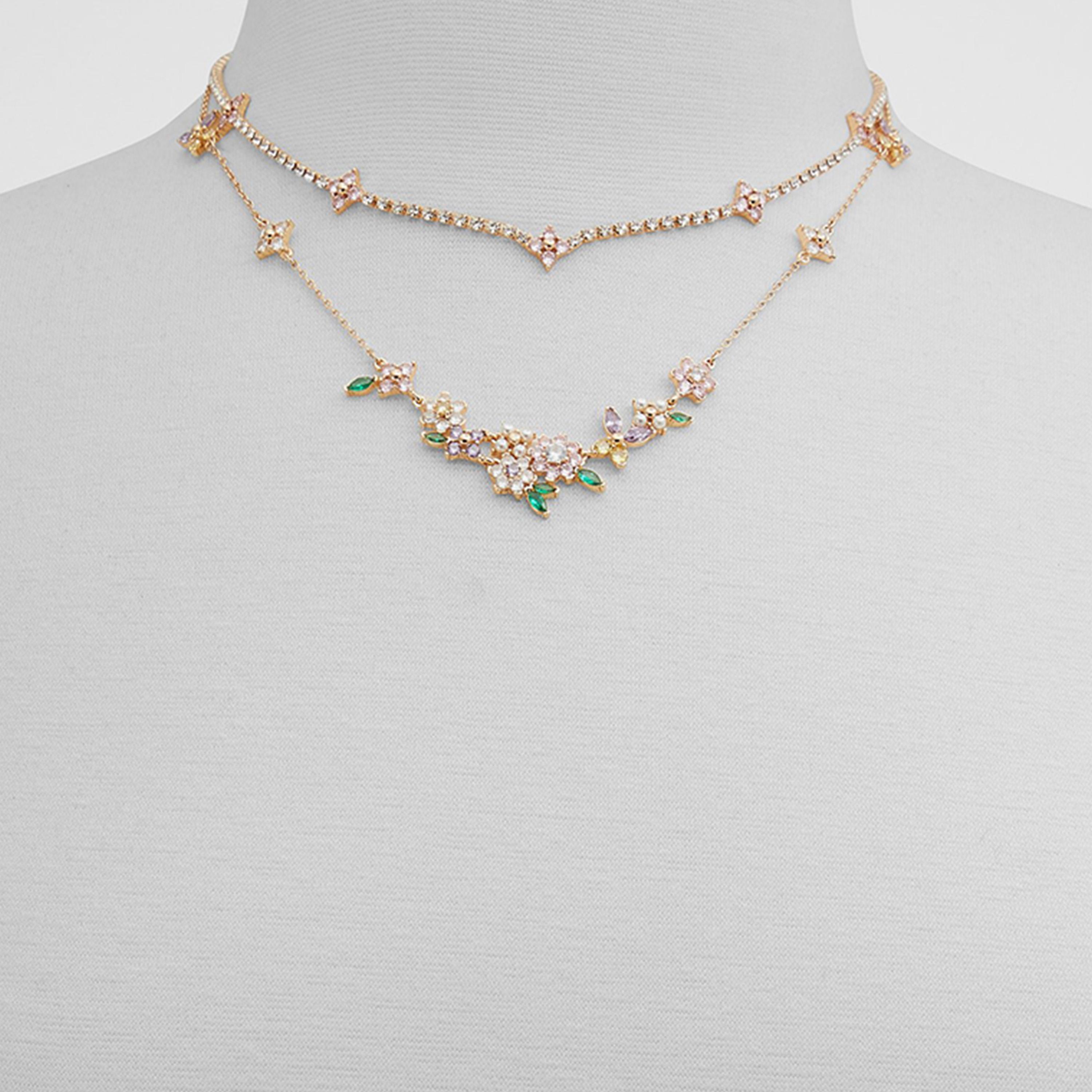 ألدو - قلادات نسائية مزينة بالزركونيا المكعبة جاردن بلوم-women-watchesandjewellery-jewellery-necklacesandpendants-image-2
