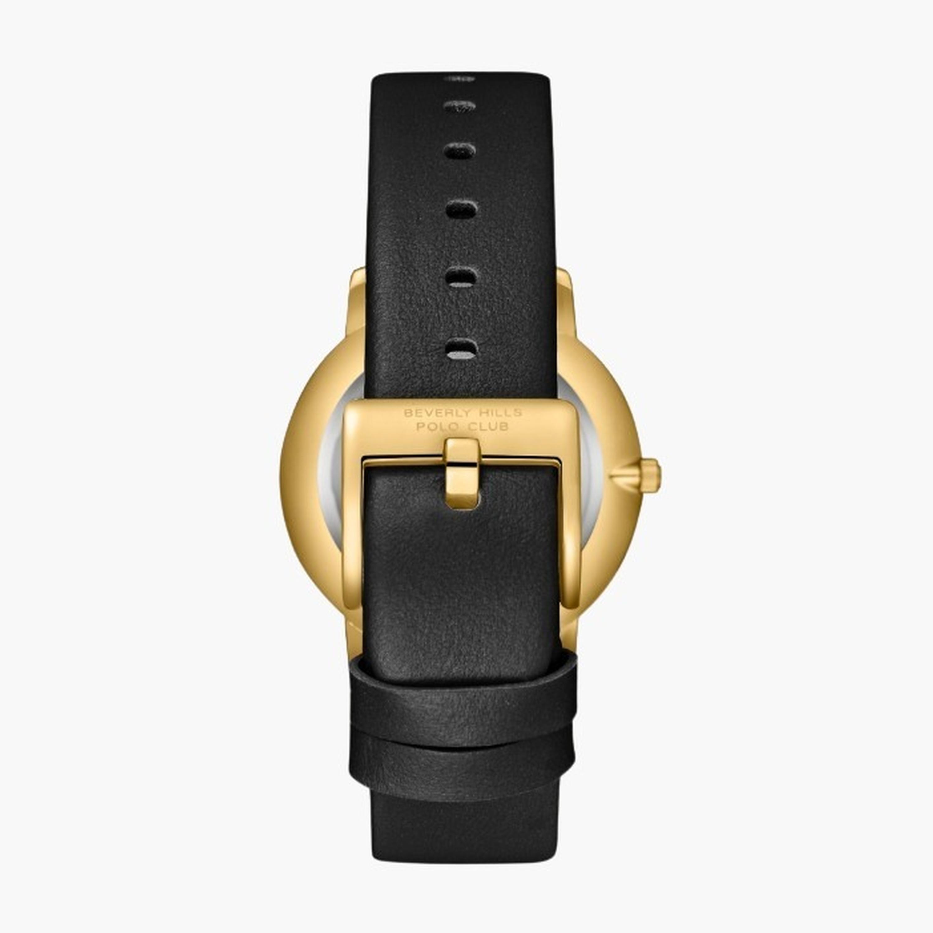 Beverly Hills Polo Club Men's 39.5MM Multicolour Analog Leather Strap Watch | BP3722X.131-men-watchesandjewellery-watches-image-4