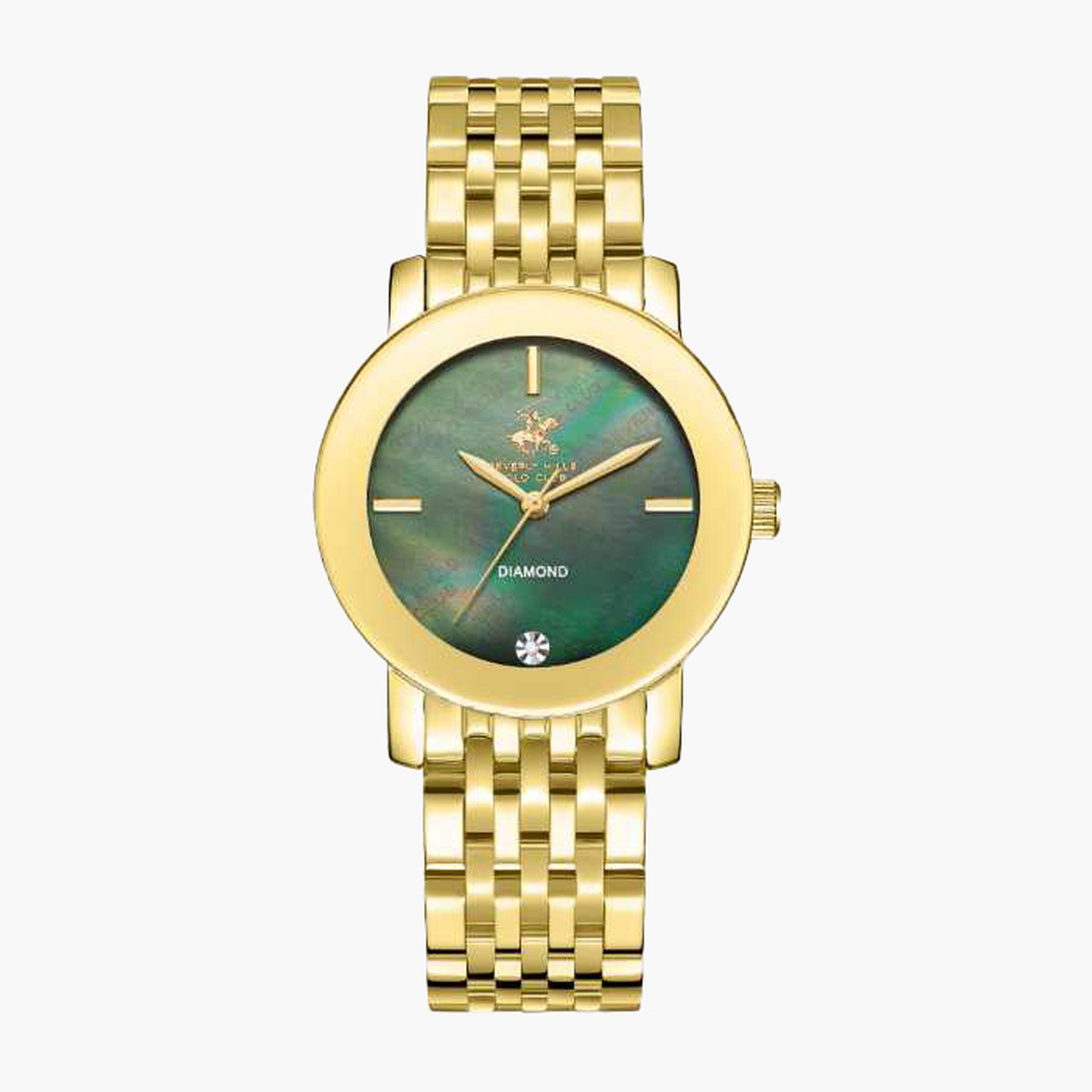 Beverly Hills Polo Club Women's 32MM Gold Analog Metal Strap Watch | BP3670C.170-women-watchesandjewellery-watches-image-1