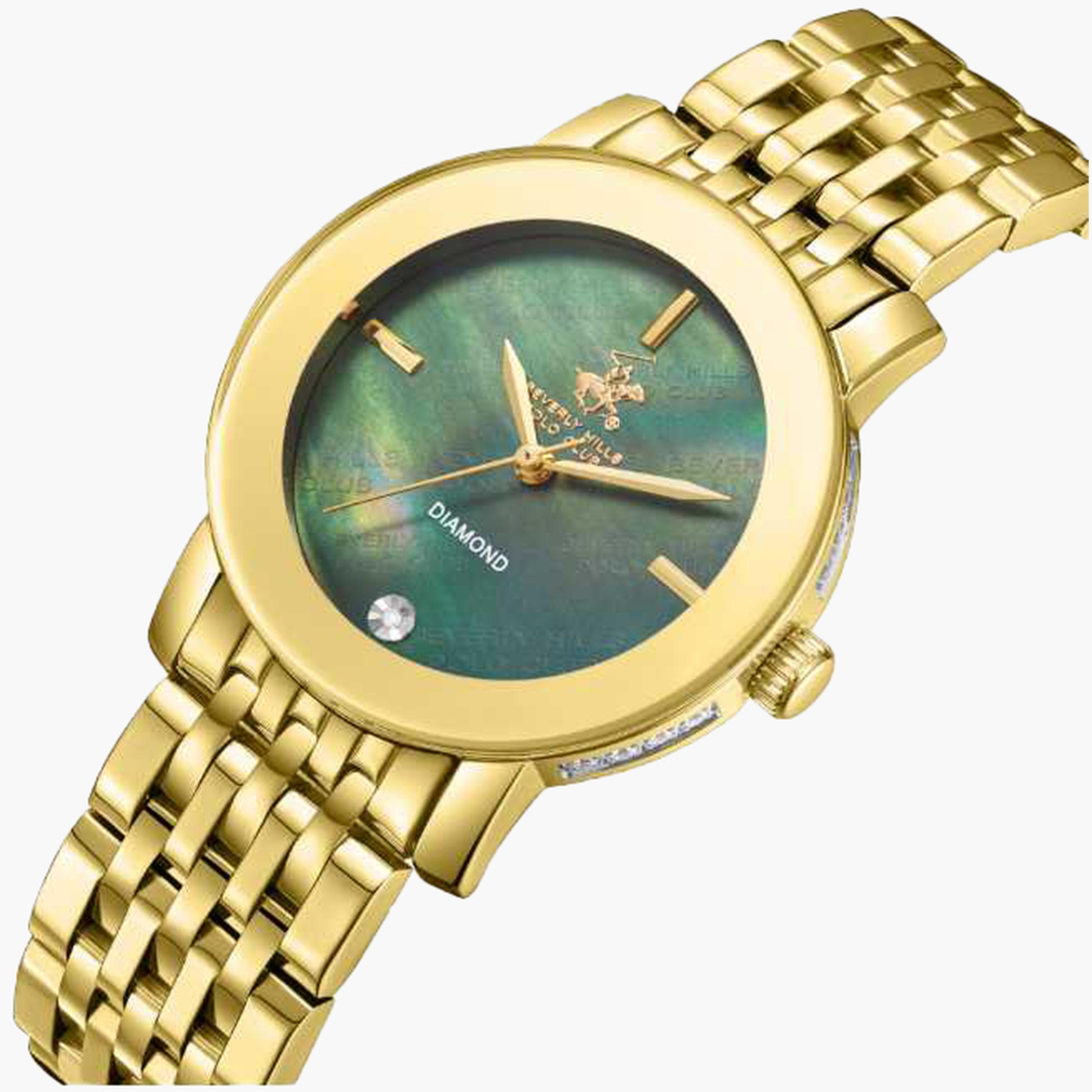 Beverly Hills Polo Club Women's 32MM Gold Analog Metal Strap Watch | BP3670C.170-women-watchesandjewellery-watches-image-2